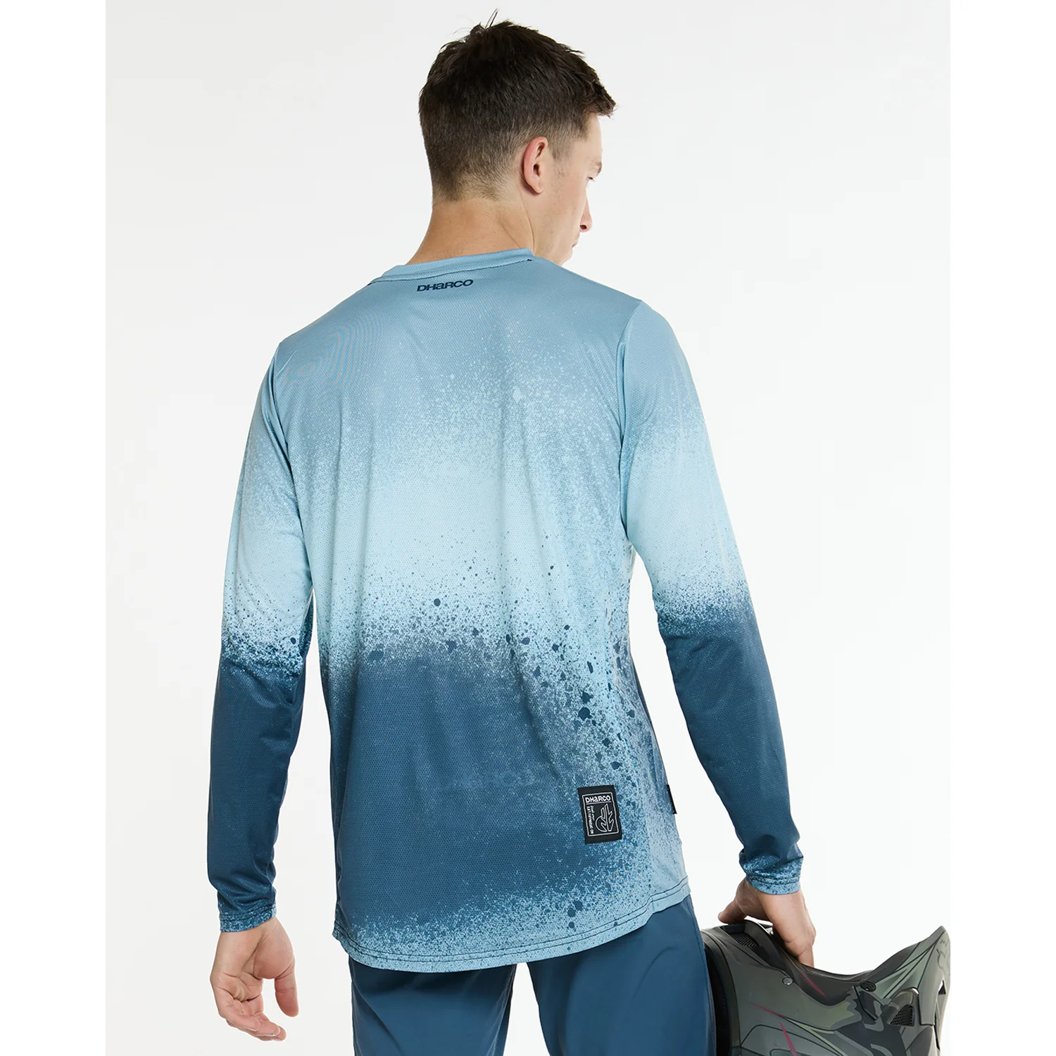 Maillot DHARCO RACE NU WAVE Manches Longues Bleu - Image 3