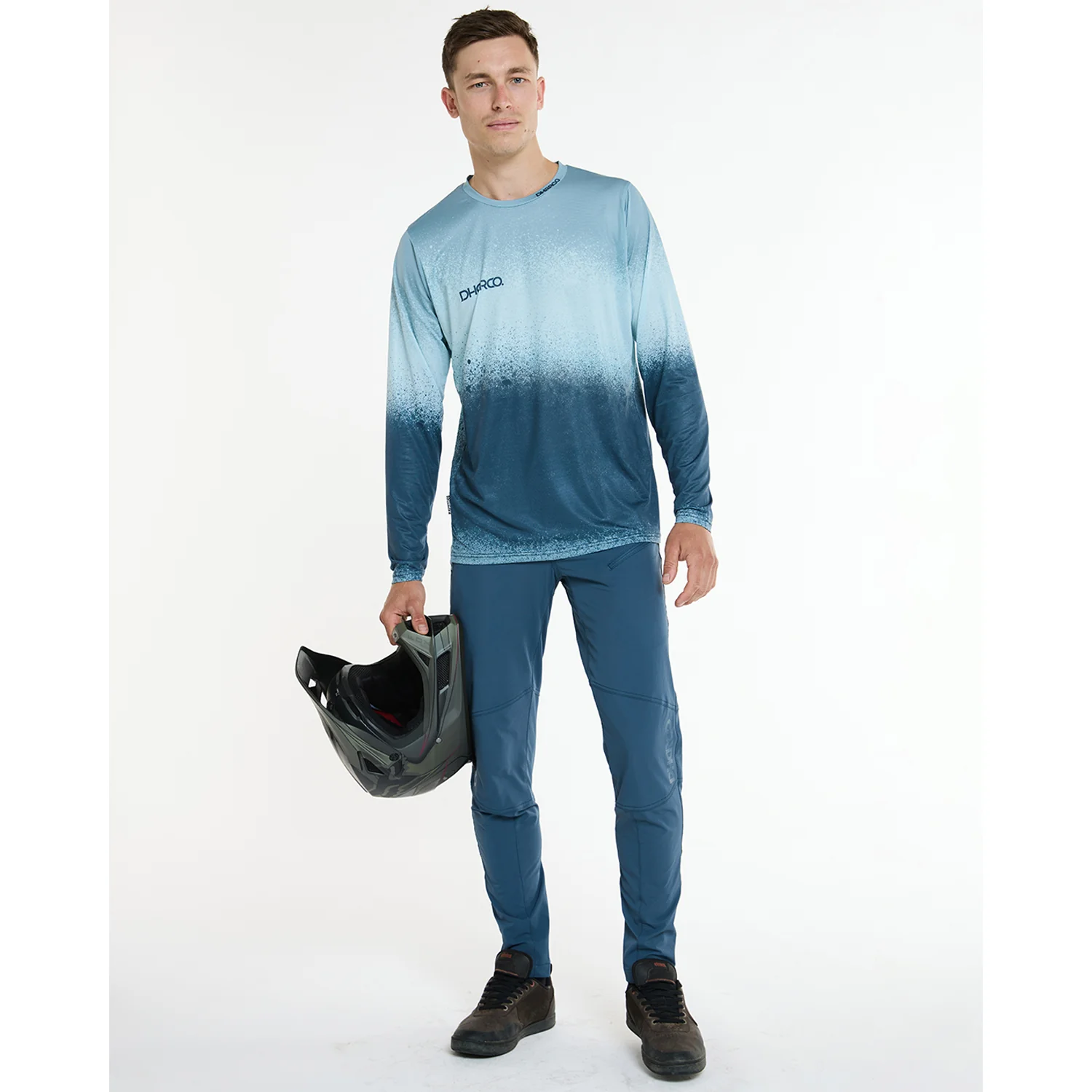 Maillot DHARCO RACE NU WAVE Manches Longues Bleu - Image 4