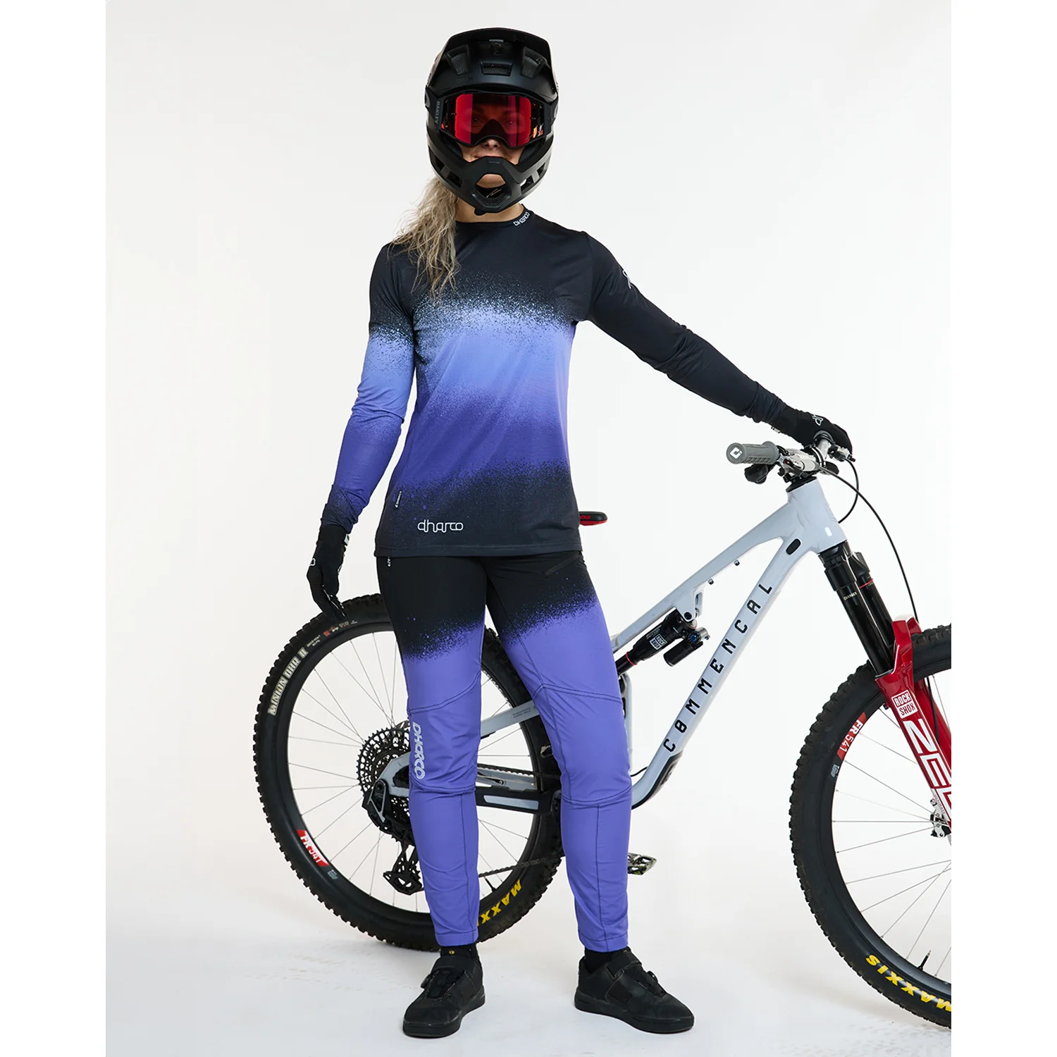 Maillot DHARCO RACE ULTRA VIOLET Manches Longues Femme Noir/Violet - Image 12