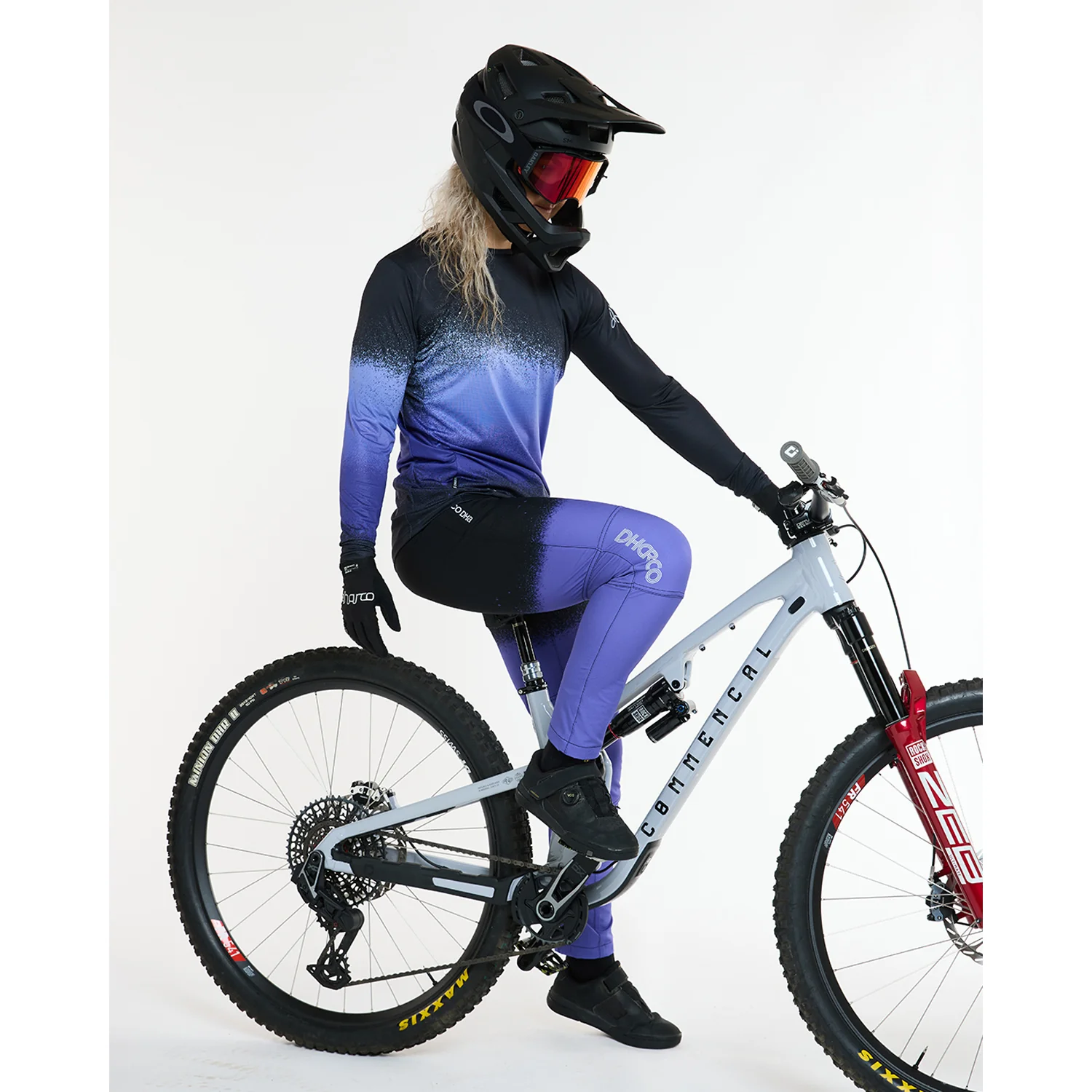 Maillot DHARCO RACE ULTRA VIOLET Manches Longues Femme Noir/Violet - Image 14