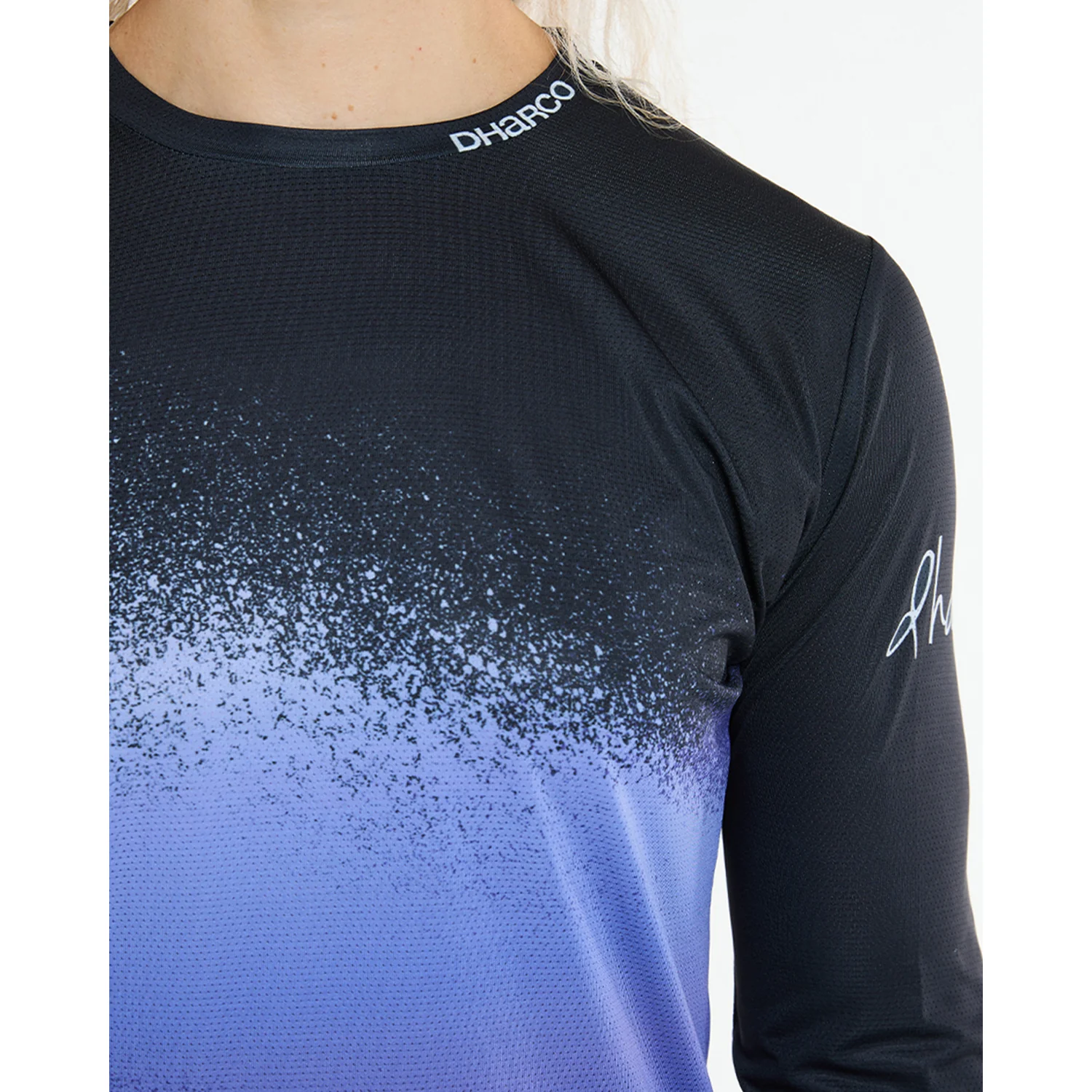 Maillot DHARCO RACE ULTRA VIOLET Manches Longues Femme Noir/Violet - Image 9