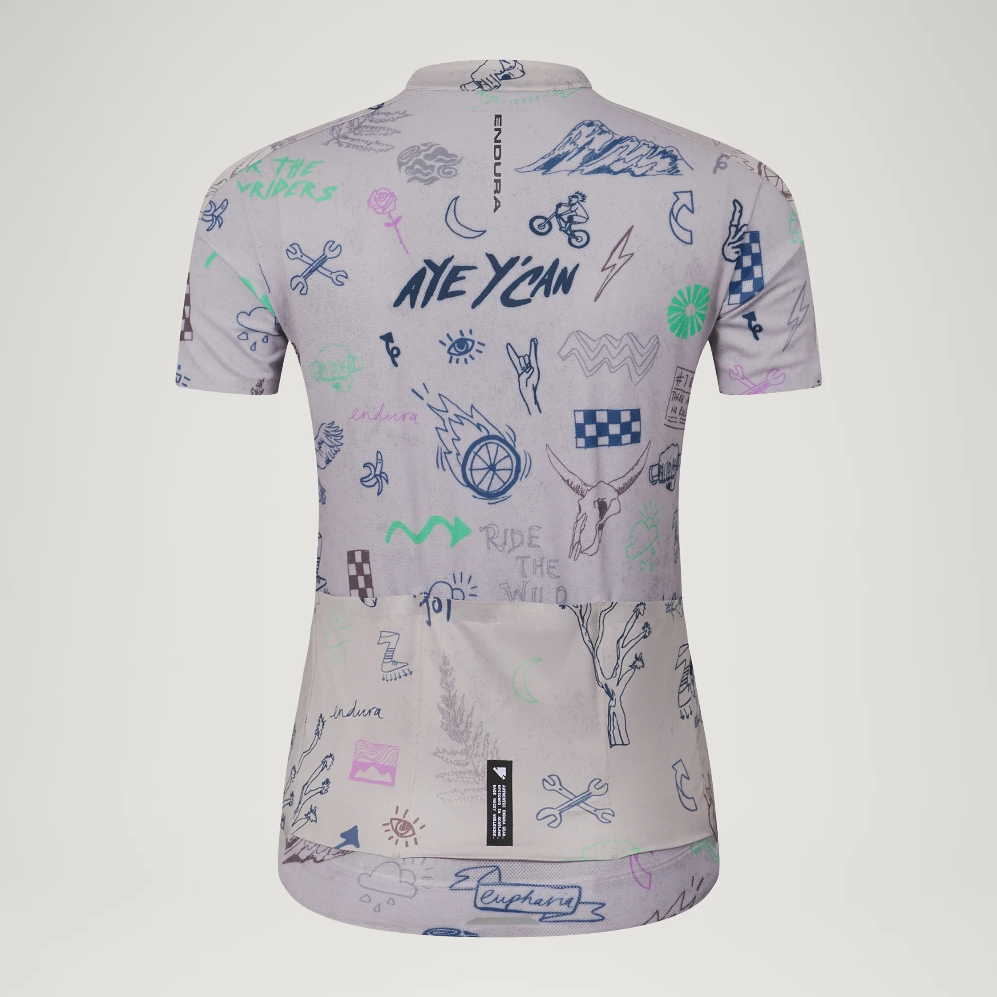 Maillot ENDURA PRO SL PRINT GTI Manches Courtes Femme Titanium - Image 6