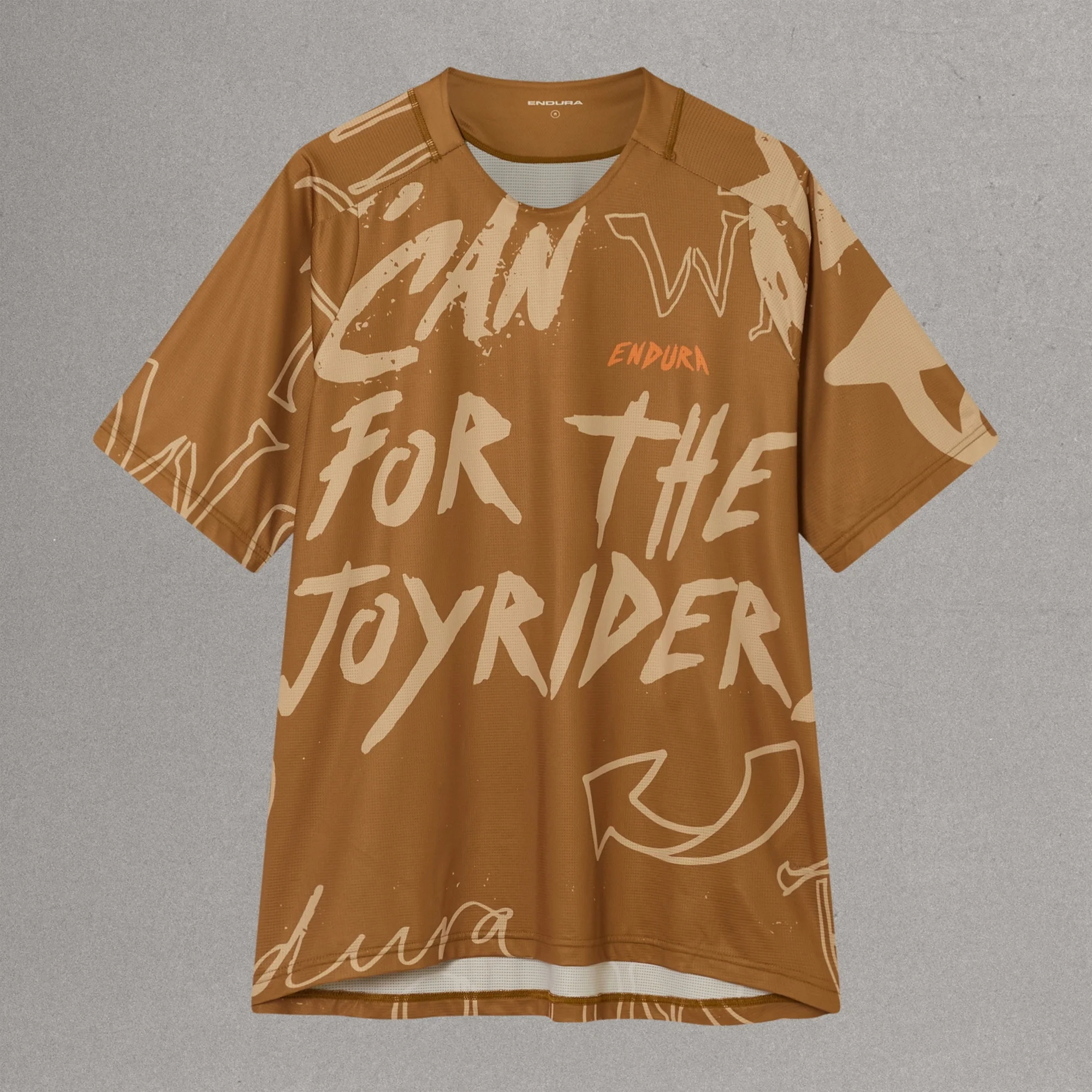 Maillot ENDURA SINGLETRACK PRINT Manches Courtes Bronze - Image 3