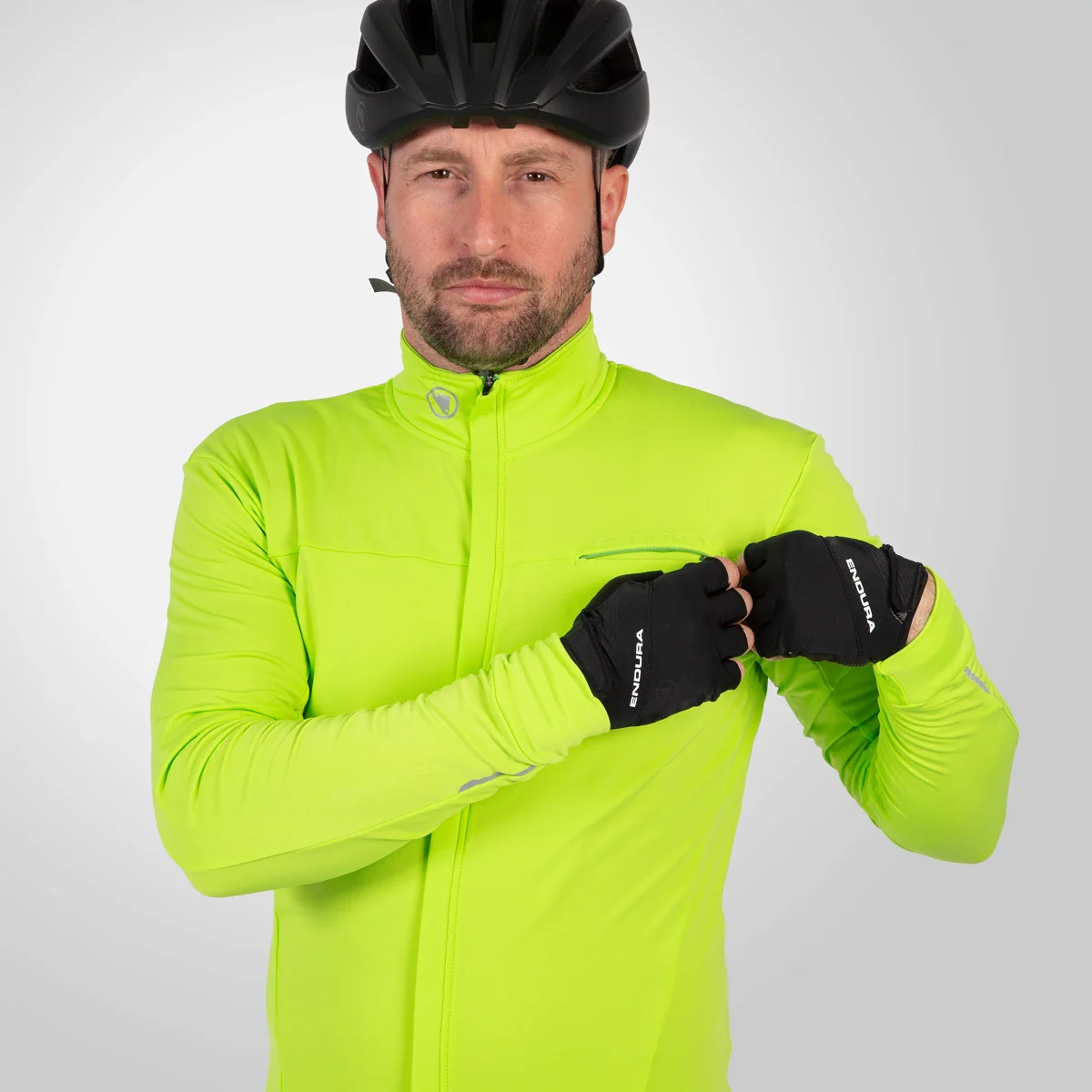 Maillot ENDURA XTRACT ROUBAIX Manches Longues Jaune - Image 4