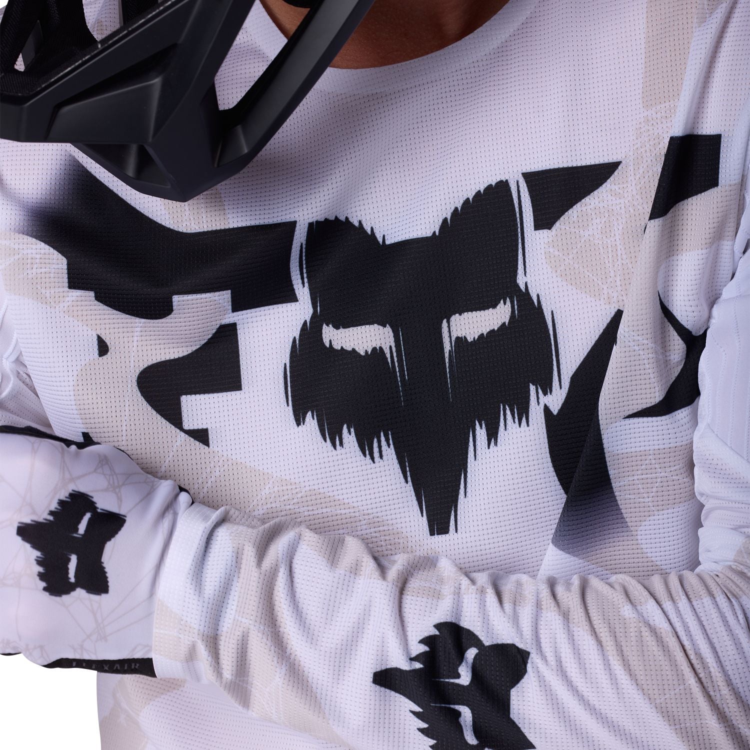 Maillot FOX FLEXAIR DIFFUSE SE Manches longues Blanc - Image 3