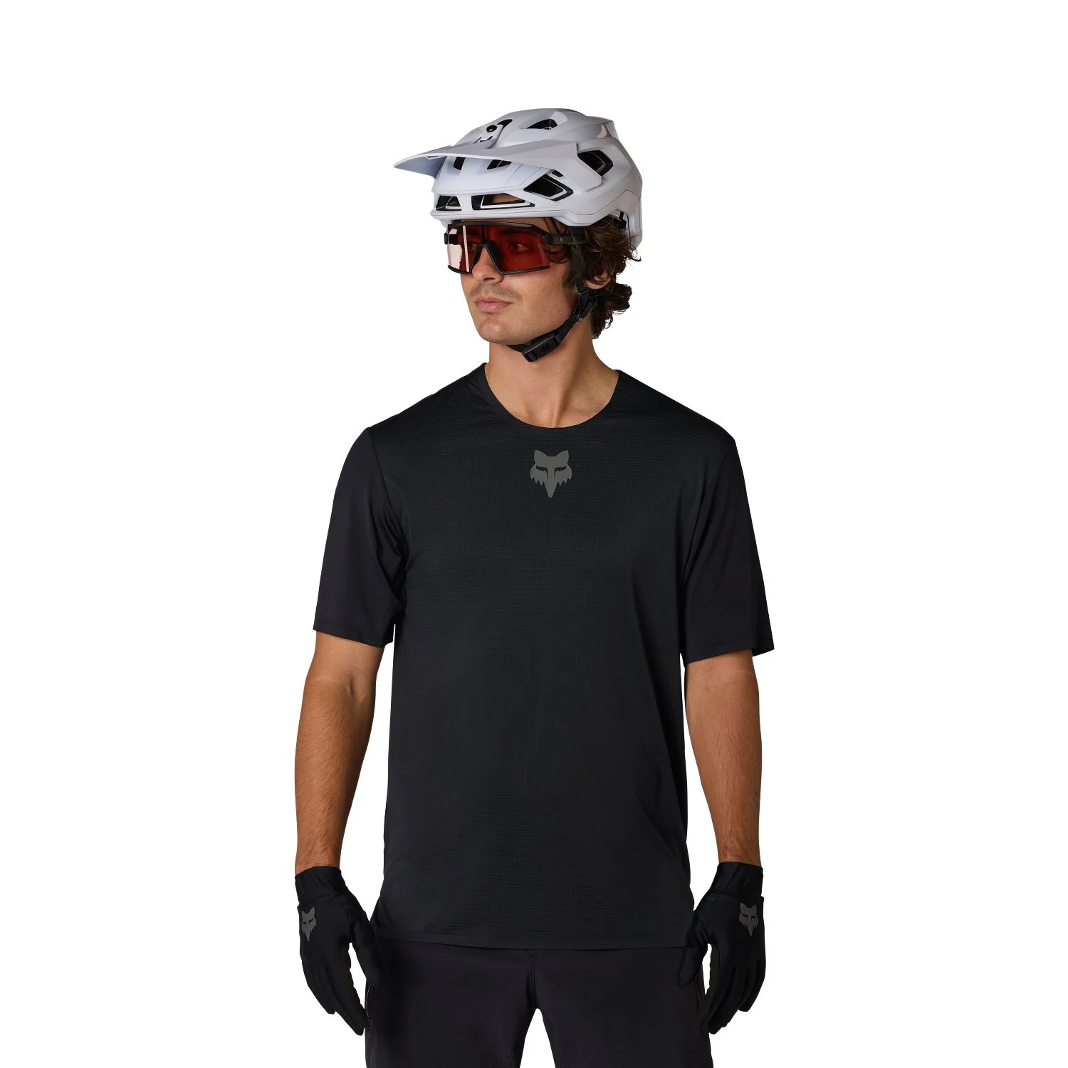 Maillot FOX FLEXAIR Manches Courtes Noir - Image 5