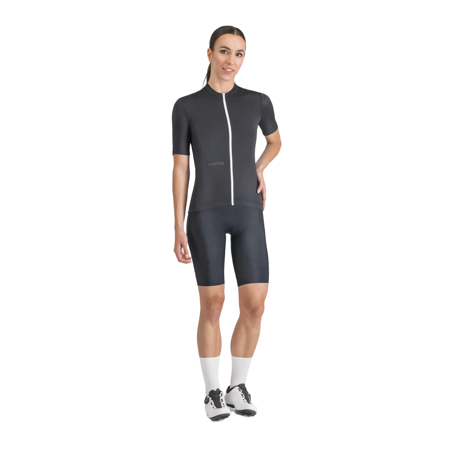 Maillot SPORTFUL CLASSIC Manches Courtes Femme Noir - Image 2
