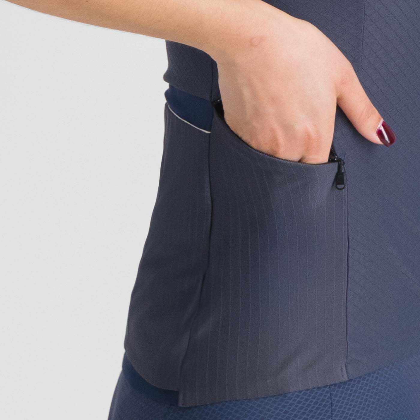 Maillot SPORTFUL HYPEREPIC Manches Courtes Femme Bleu - Image 5