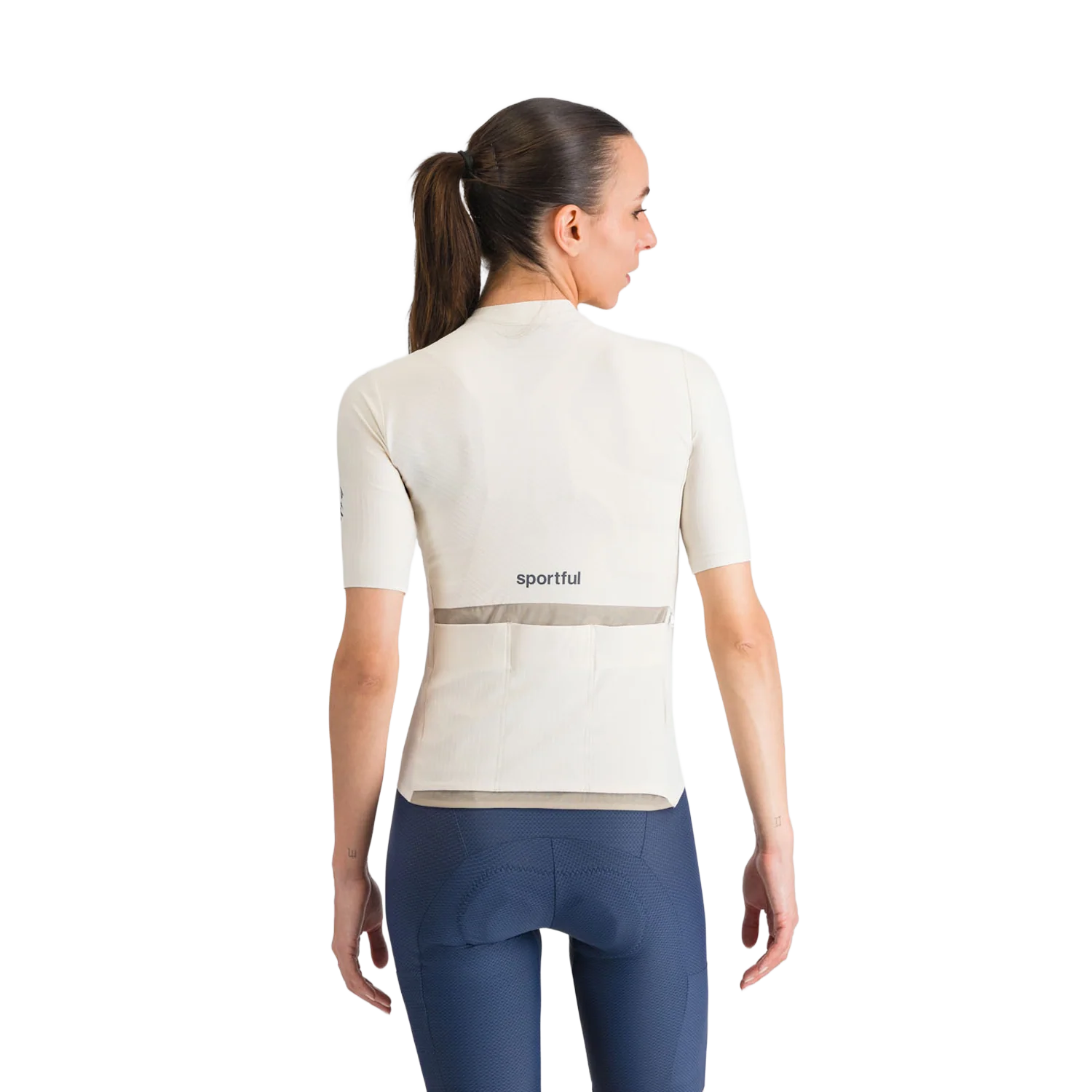 Maillot SPORTFUL HYPEREPIC Manches Courtes Femme Crème - Image 2