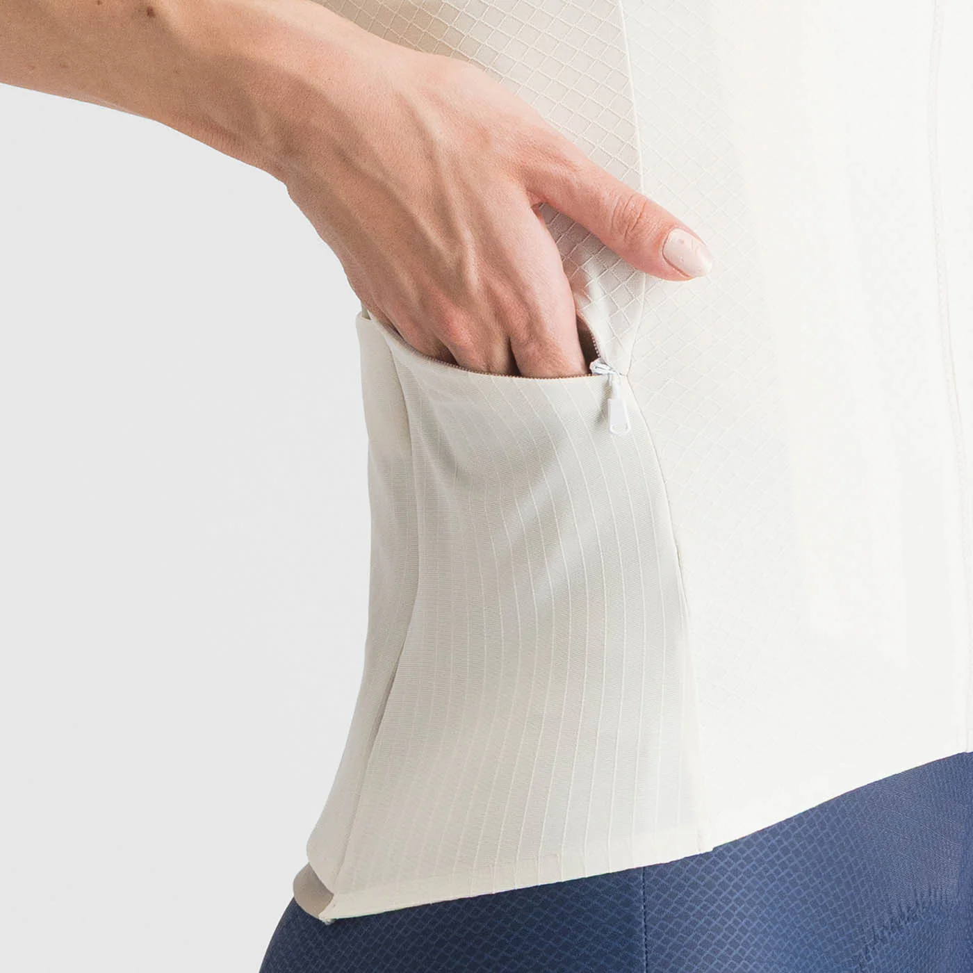 Maillot SPORTFUL HYPEREPIC Manches Courtes Femme Crème - Image 4