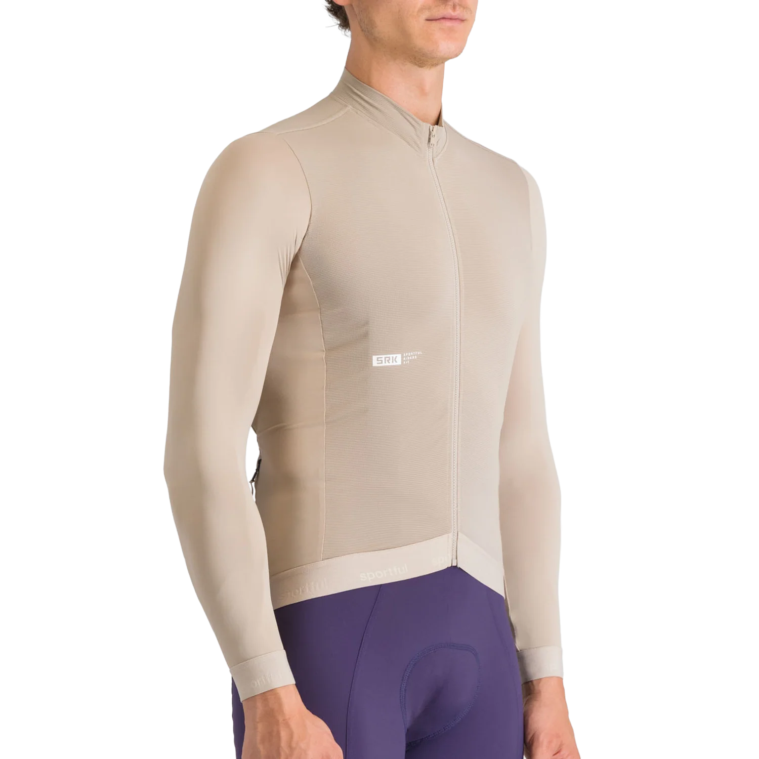 Maillot SPORTFUL SRK Manches Longues Beige - Image 4