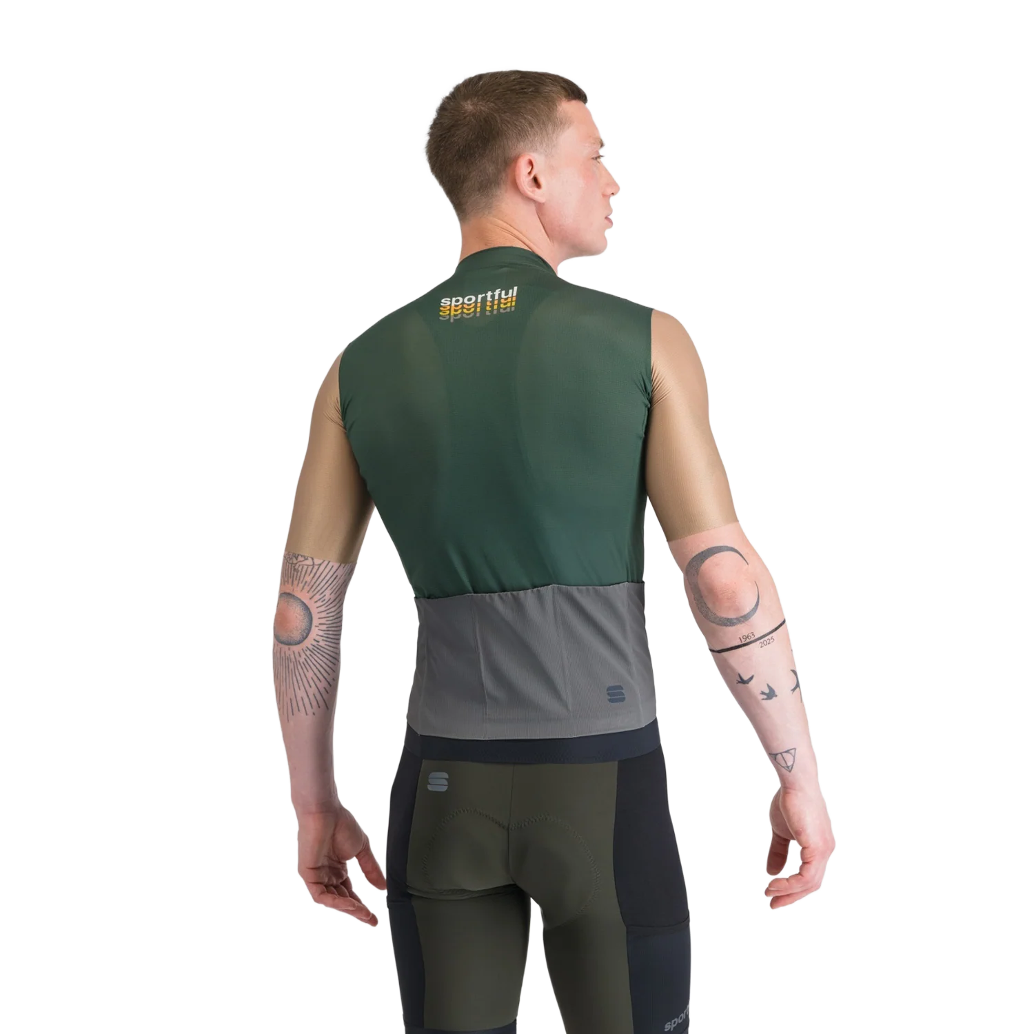 Maillot SPORTFUL SUPERGIARA 2 LOGO Manches Courtes Kaki - Image 6