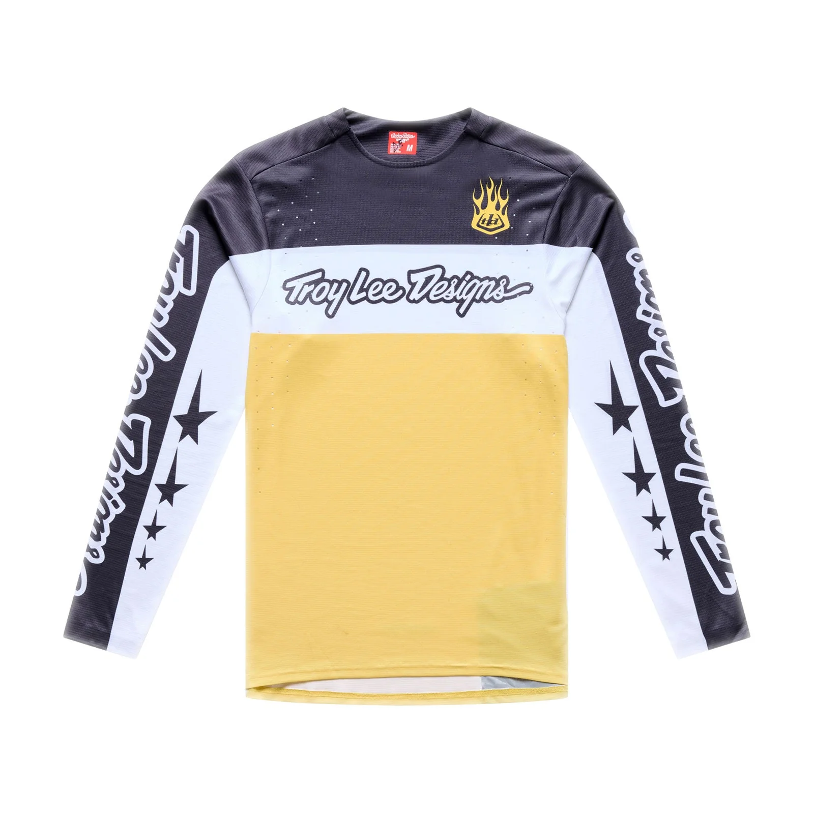 Maillot TROY LEE DESIGNS SPRINT PRO YO MOTO Manches Longues Noir/Jaune