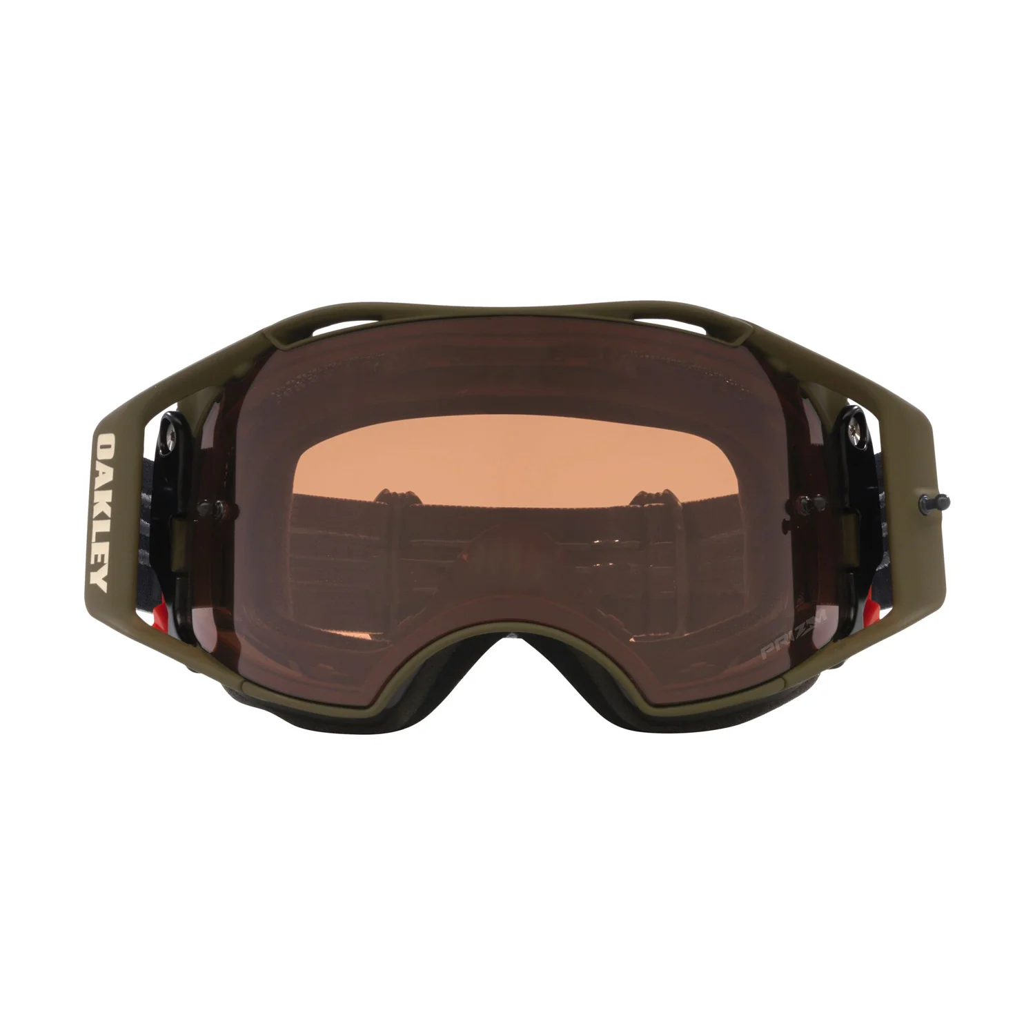 Masque OAKLEY AIRBRAKE MTB Dark Brush Camo Ecran Ecran Prizm MX Bronze - Image 13
