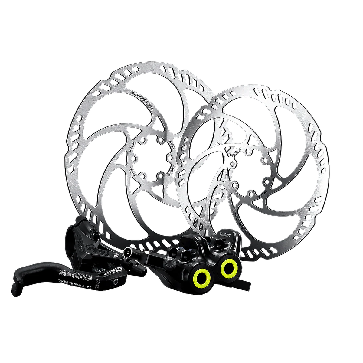 Paire de Freins MAGURA MT5 PRO Avec Disques Storm HC 203/180mm