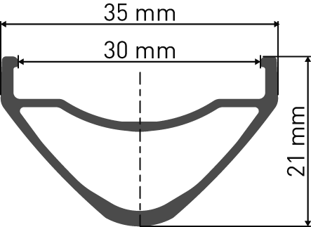Paire de Roues DT SWISS EX 1700 SPLINE 30mm 27.5" 15X110mm/12X148mm Boost - Image 6