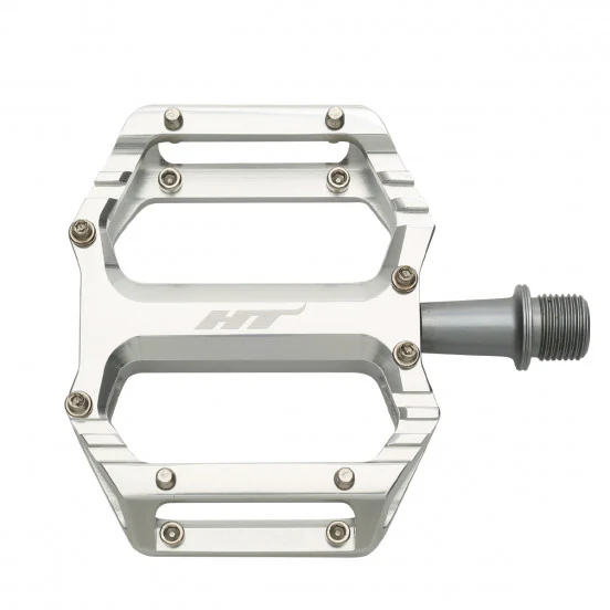 Pédales Plates BMX HT COMPONENTS AR09SX Argent