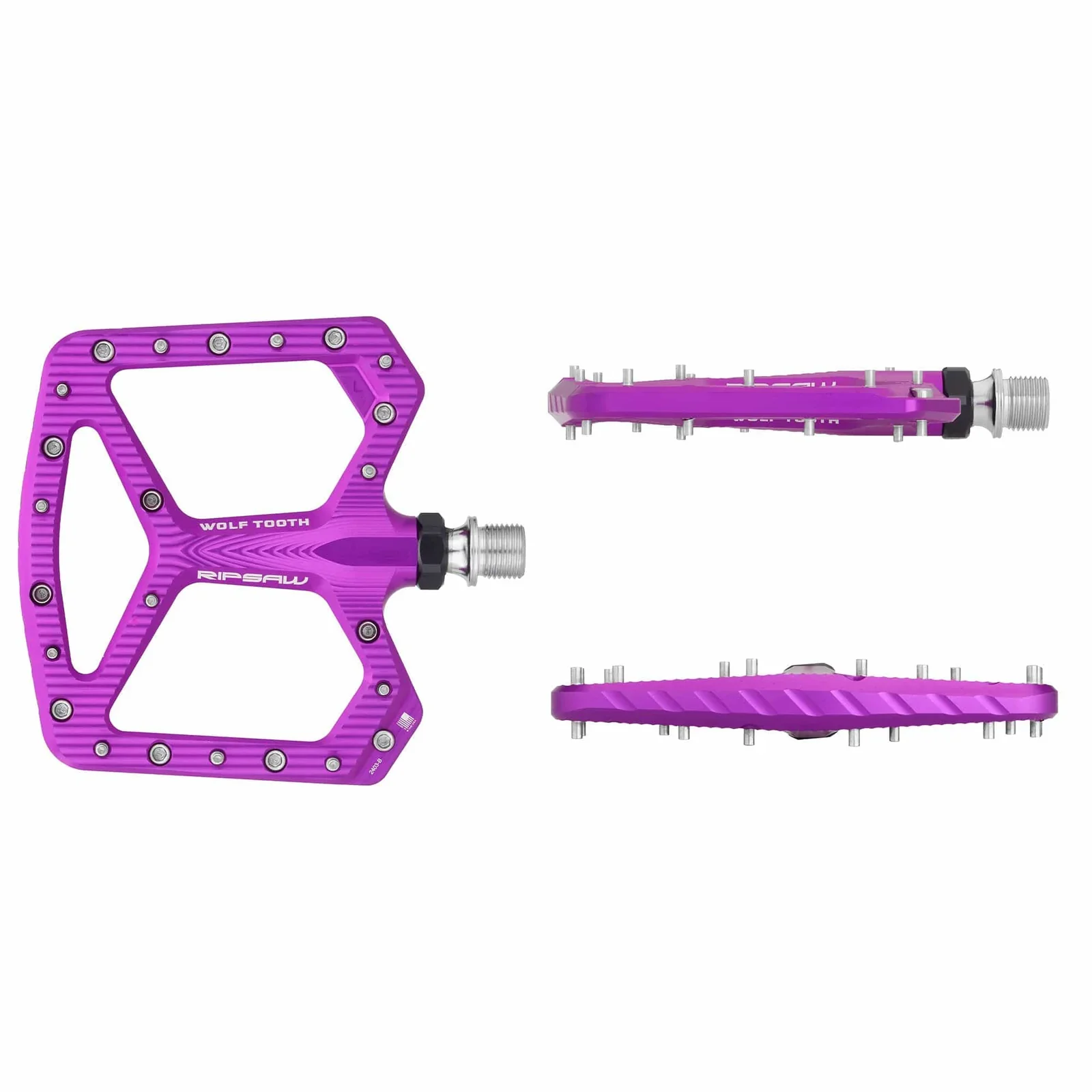 Pédales Plates WOLF TOOTH RIPSAW Violet - Image 3