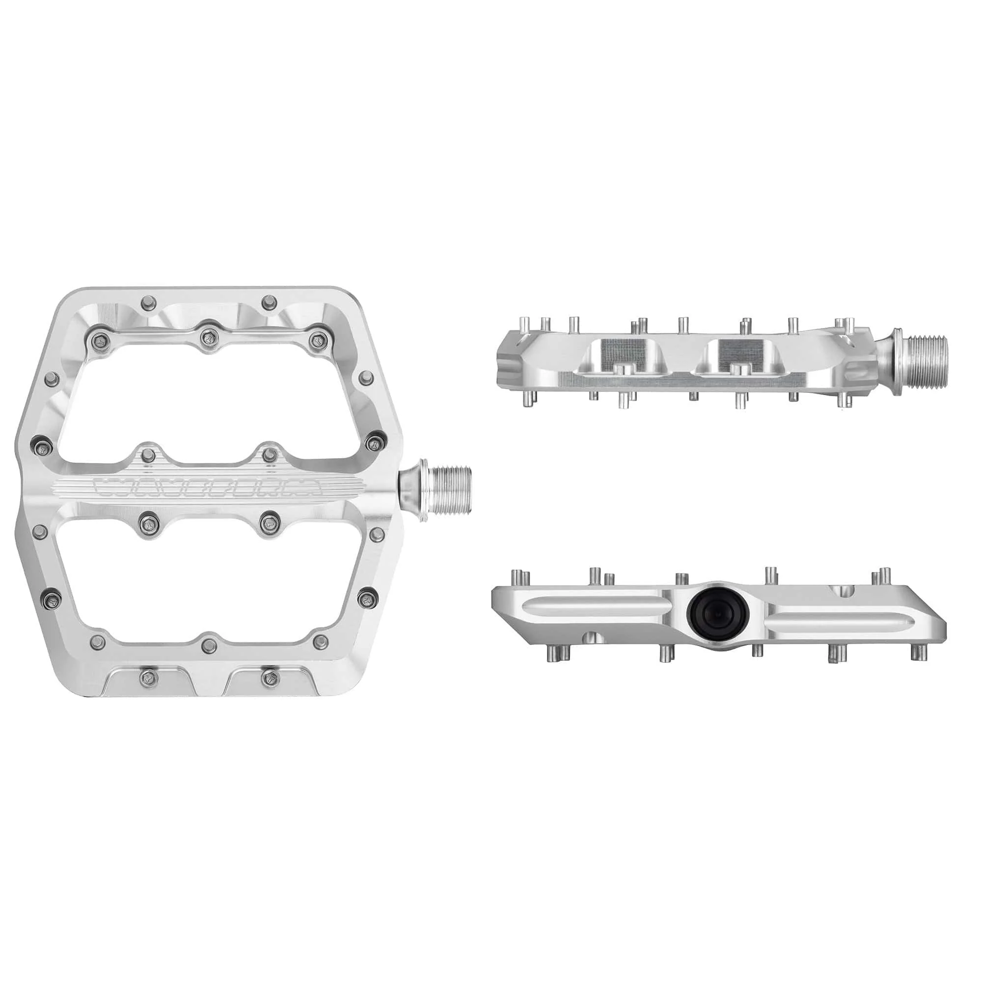 Pédales Plates WOLF TOOTH WAVEFORM Large Argent - Image 2