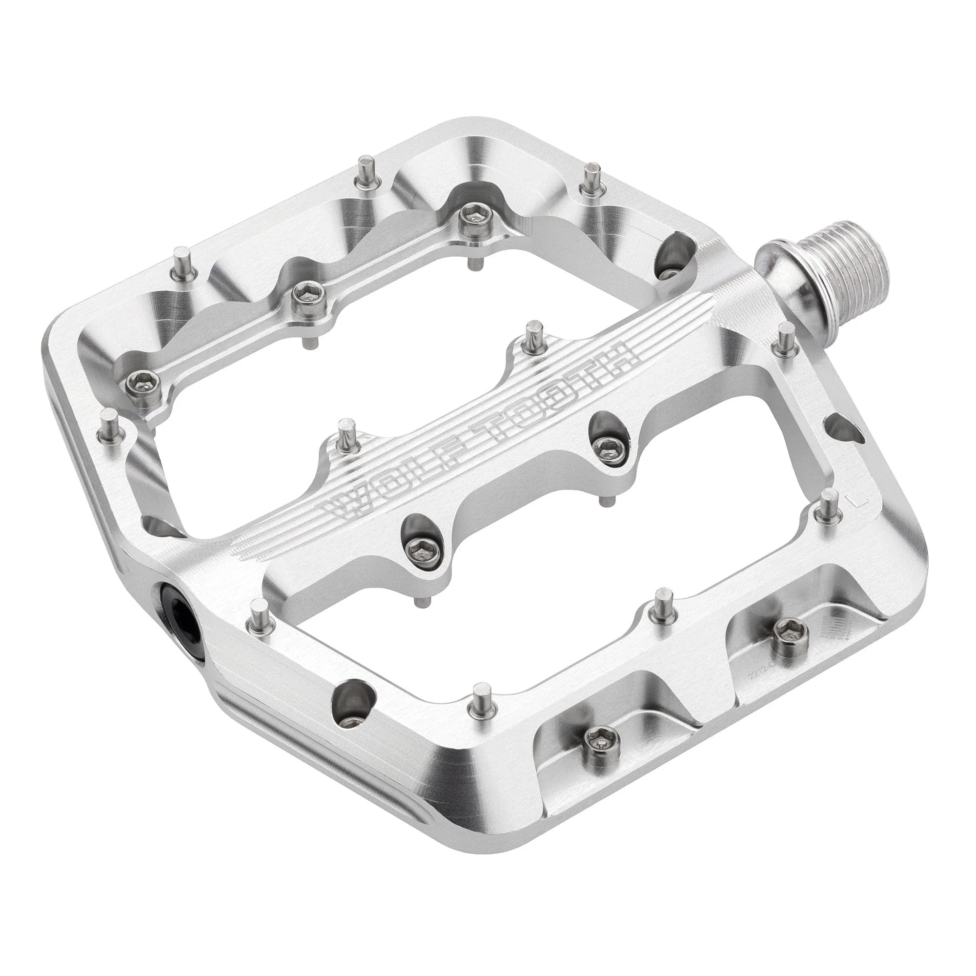 Pédales Plates WOLF TOOTH WAVEFORM Large Argent - Image 5