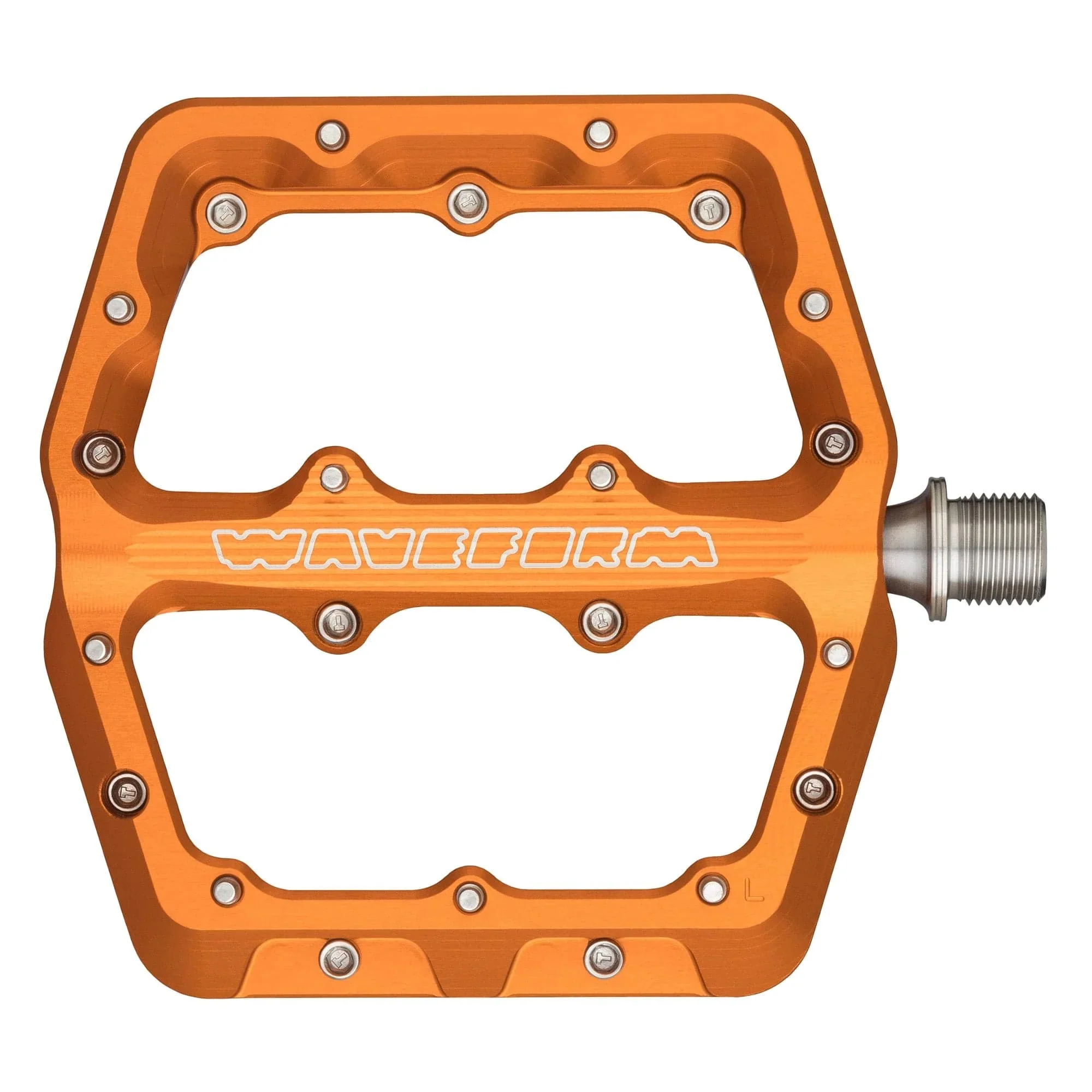 Pédales Plates WOLF TOOTH WAVEFORM Large Orange