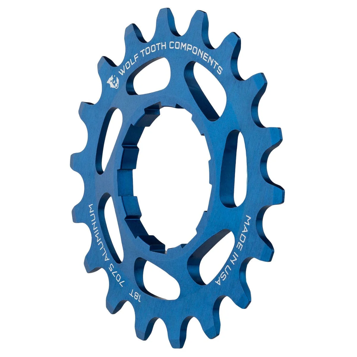 Pignon Single Speed WOLF TOOTH Alu Bleu - Image 2