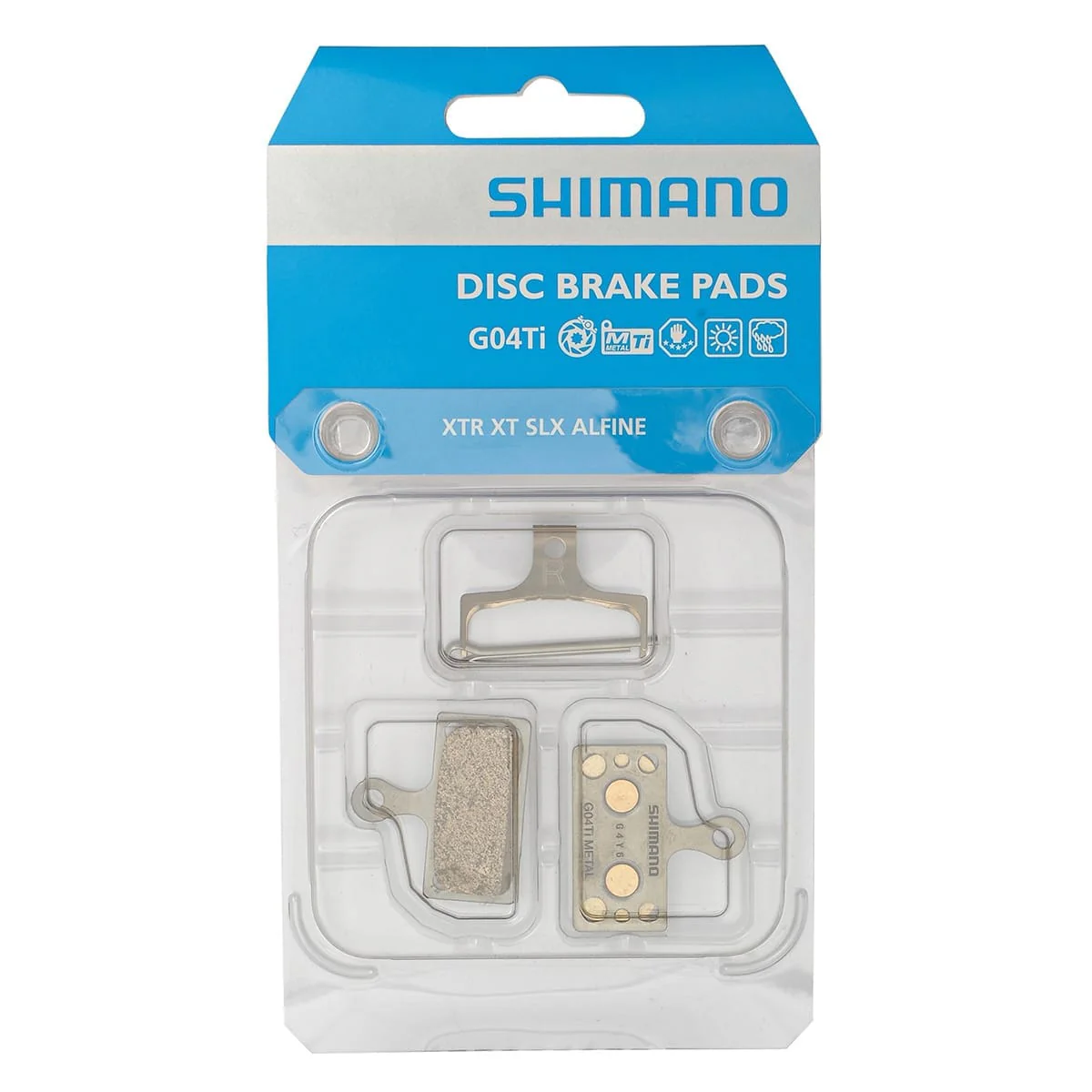 Plaquettes Métalliques SHIMANO G04TI - Image 3