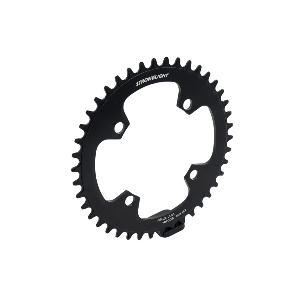 Plateau Mono 11/12V STRONGLIGHT 4 Trous 104mm Acier
