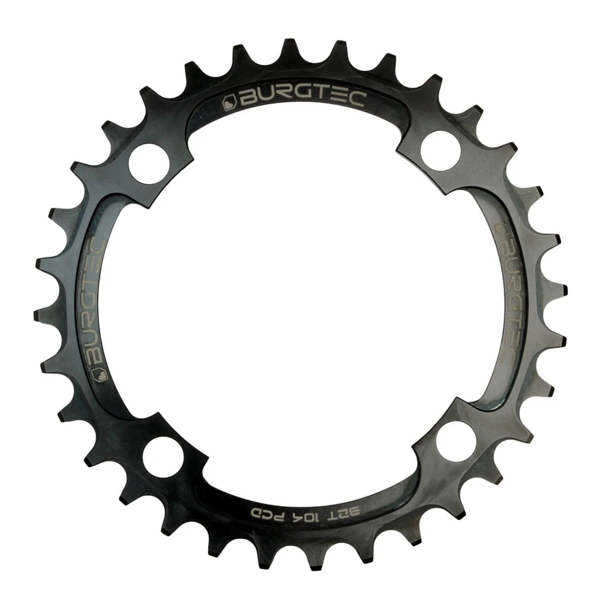 Plateau Mono BURGTEC THICK THIN 9/10/11/12V Narrow Wide 4 Trous 104mm Noir - Image 4