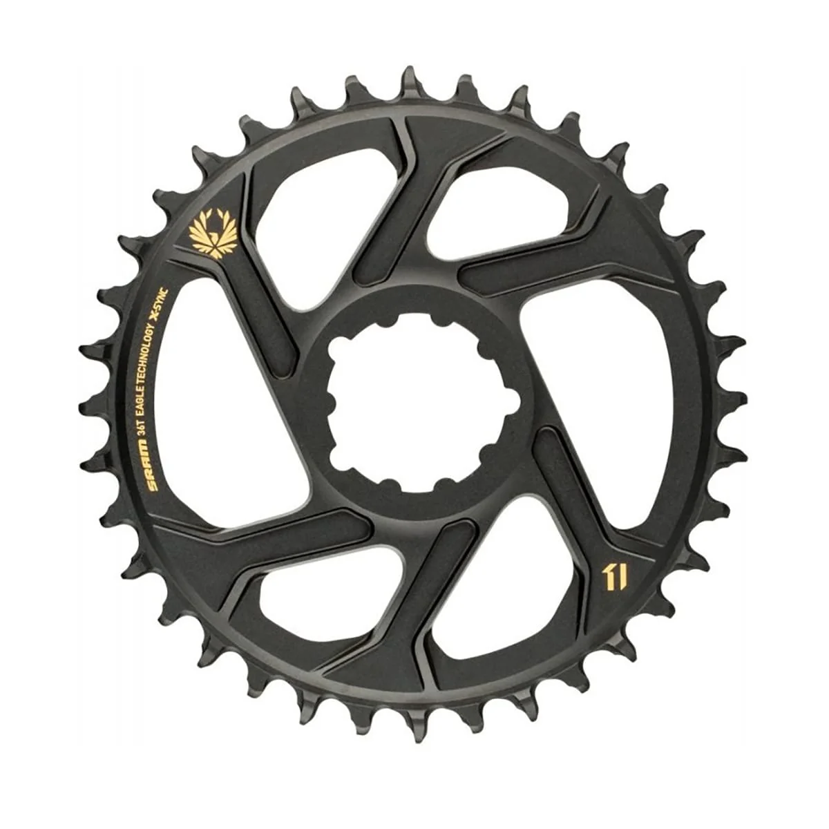 Plateau Mono SRAM EAGLE X-SYNC2 NARROW WIDE 12V Direct Mount Offset 6mm Or - Image 3