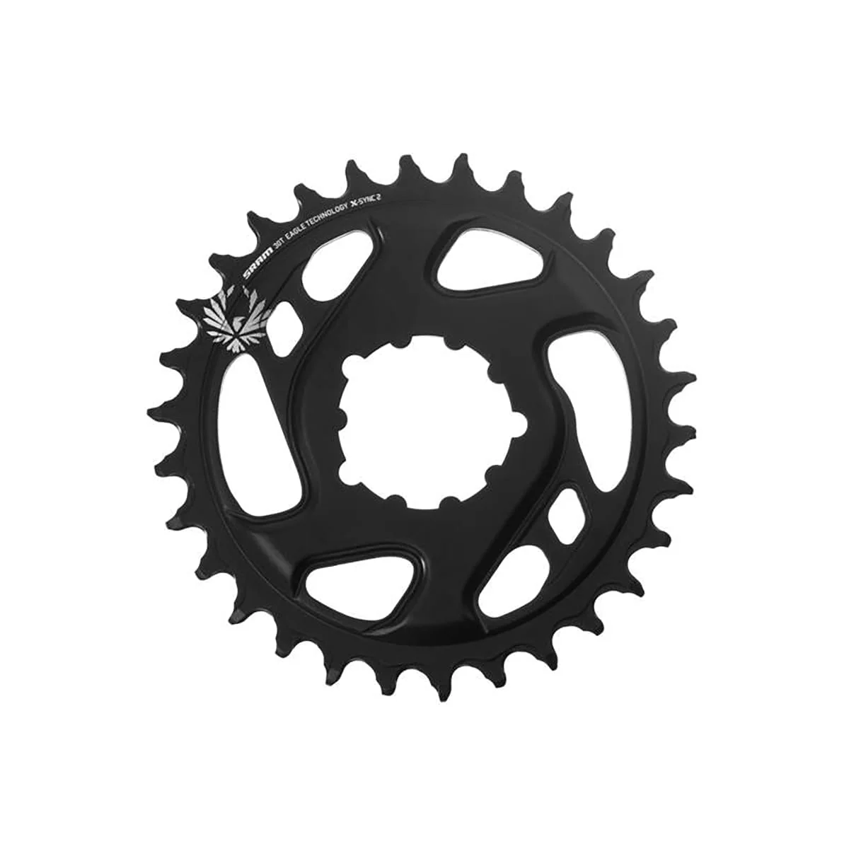 Plateau Mono SRAM EAGLE X-SYNC 2 12V Direct Mount Offset 6mm Alu Forgé Noir