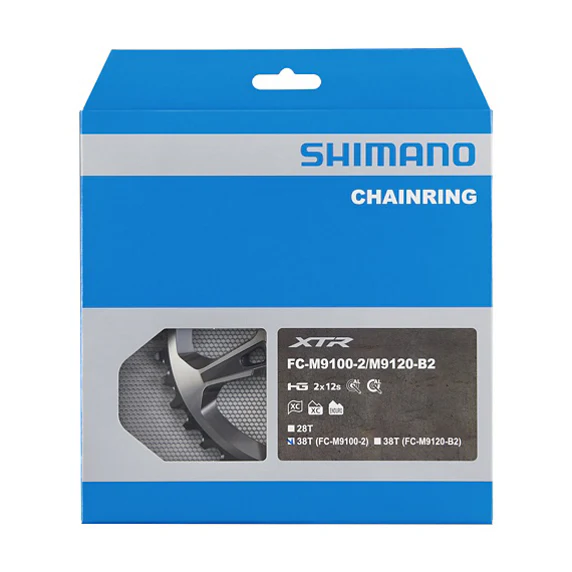 Plateau Extérieur SHIMANO XTR pour FC-M9100-2 (28-38 dents) 12V - Image 2