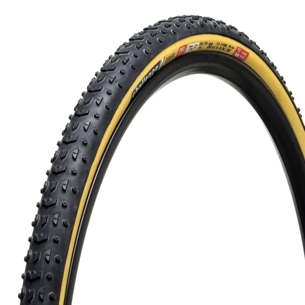 Pneu CHALLENGE OPEN GRIFO 700x33c Tubeless Ready Beige