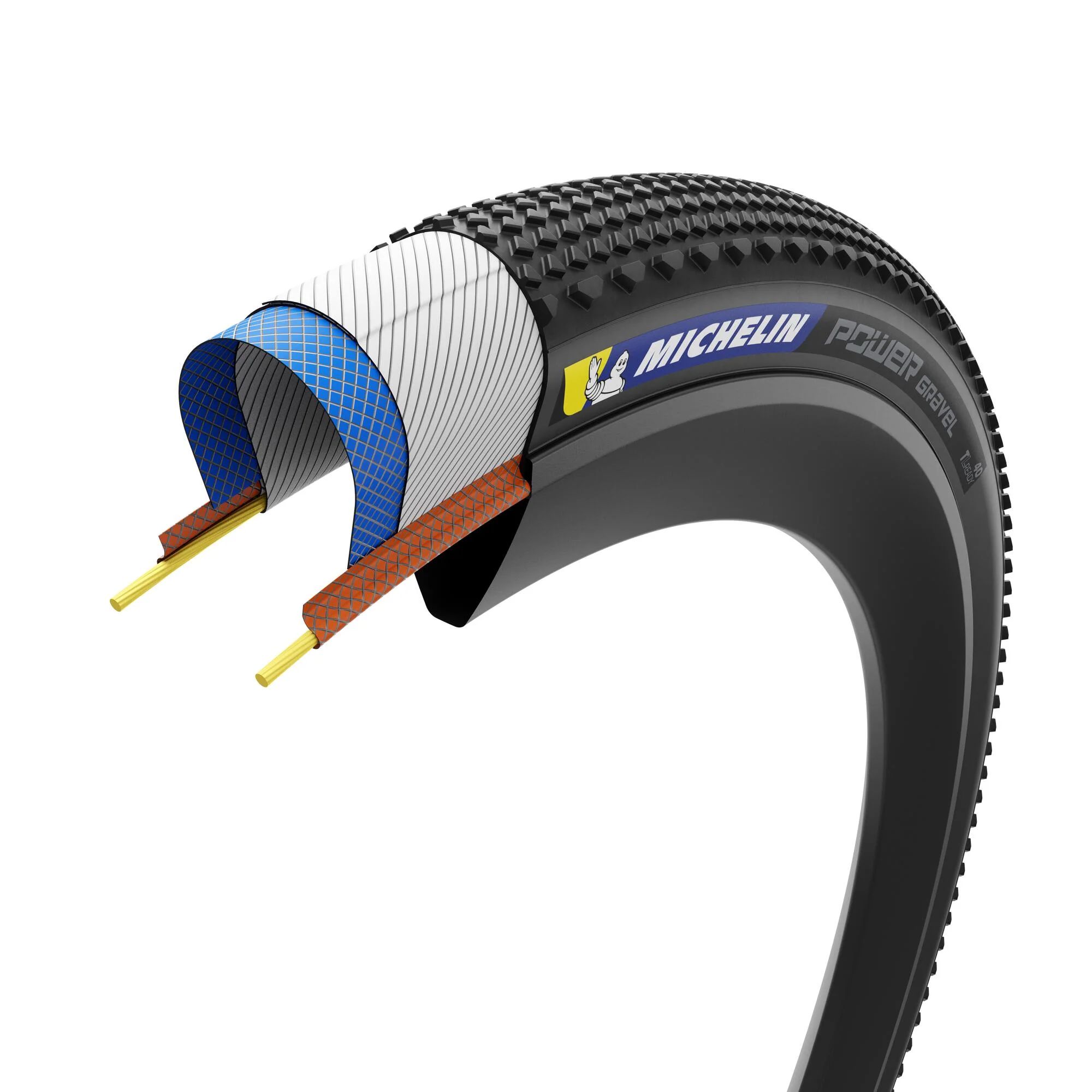 Pneu MICHELIN POWER GRAVEL Competition Line Tubeless Ready Noir - Image 4