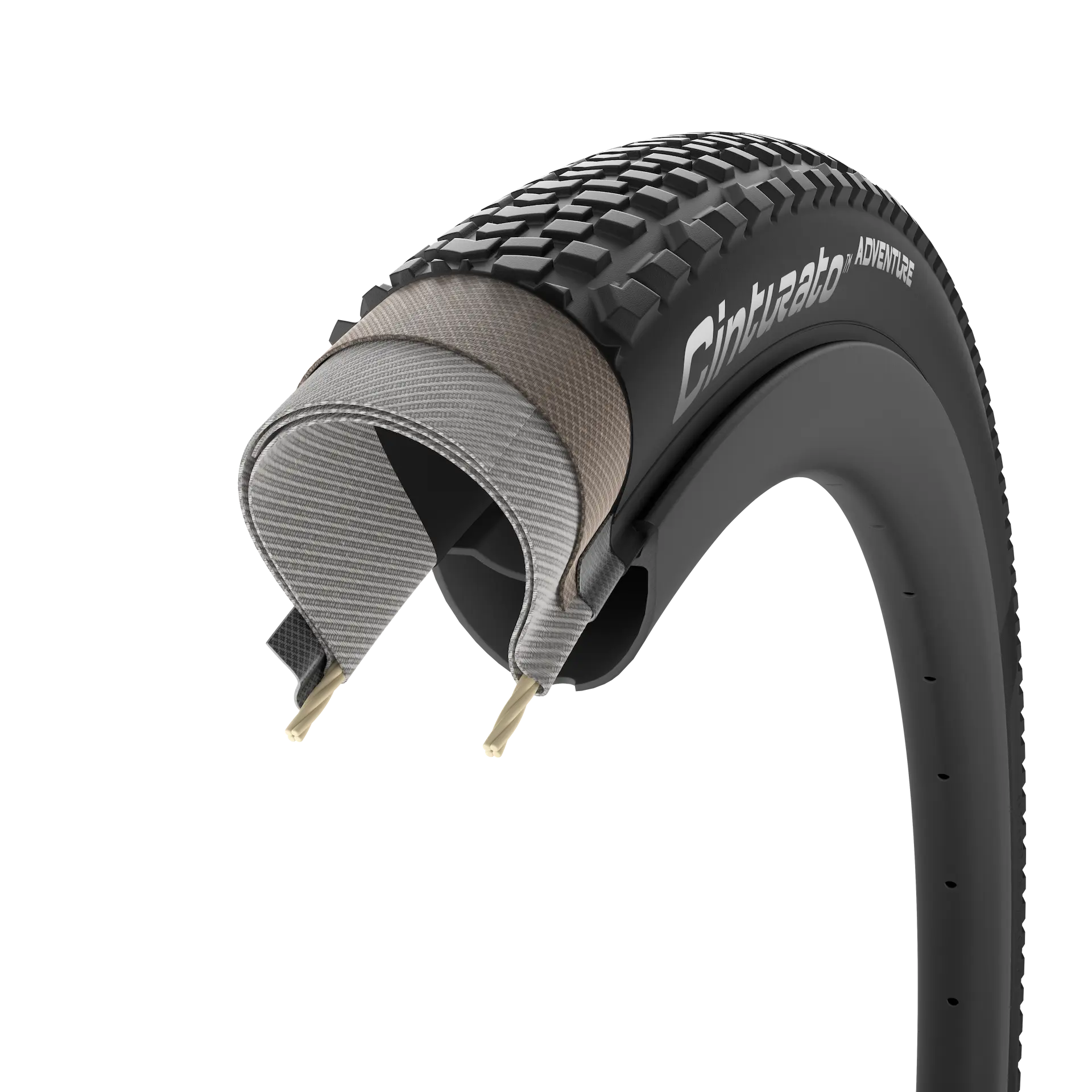 Pneu PIRELLI CINTURATO ADVENTURE 700c Tubeless Ready Noir - Image 4