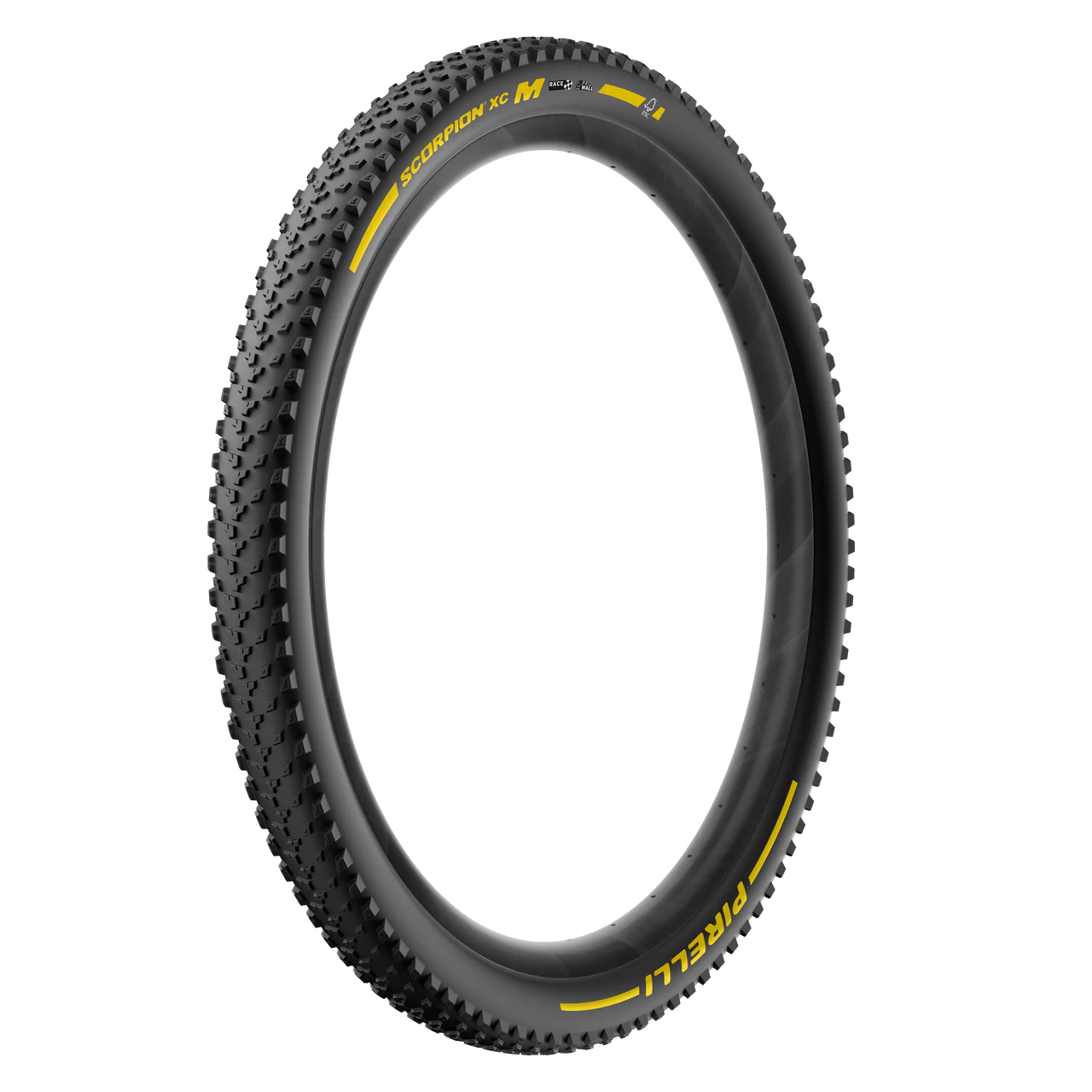 Pneu PIRELLI SCORPION RACE XC M ProWall 29x2.40 Tubeless Ready Souple Noir/Jaune Team Edition