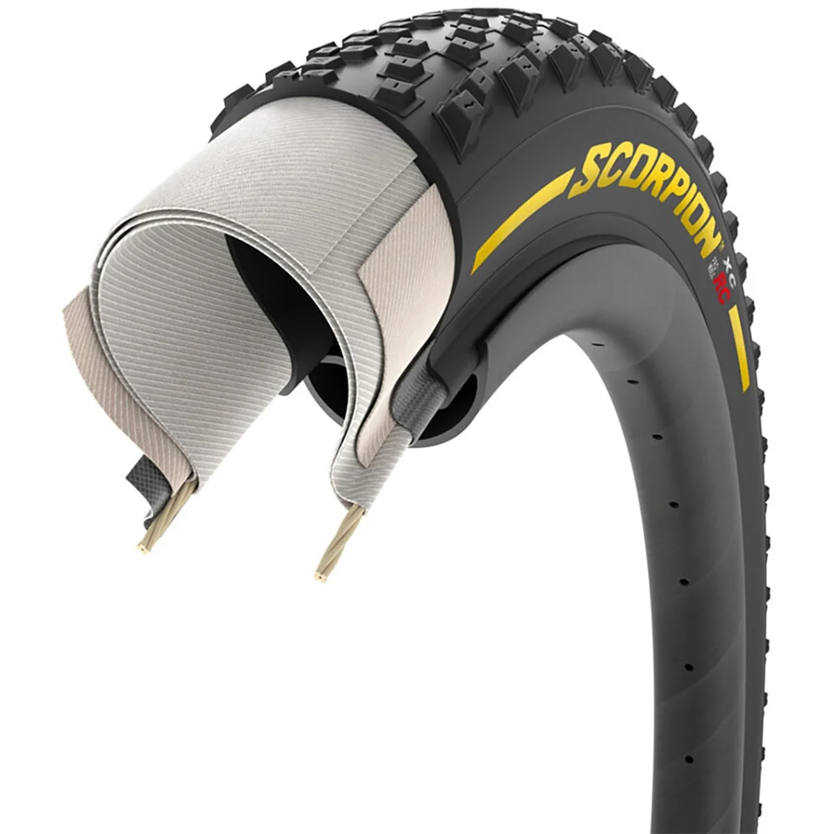 Pneu PIRELLI SCORPION XC RC COLOUR EDITION 29x2.40 ProWall Tubeless Ready Souple 4022200 - Image 3