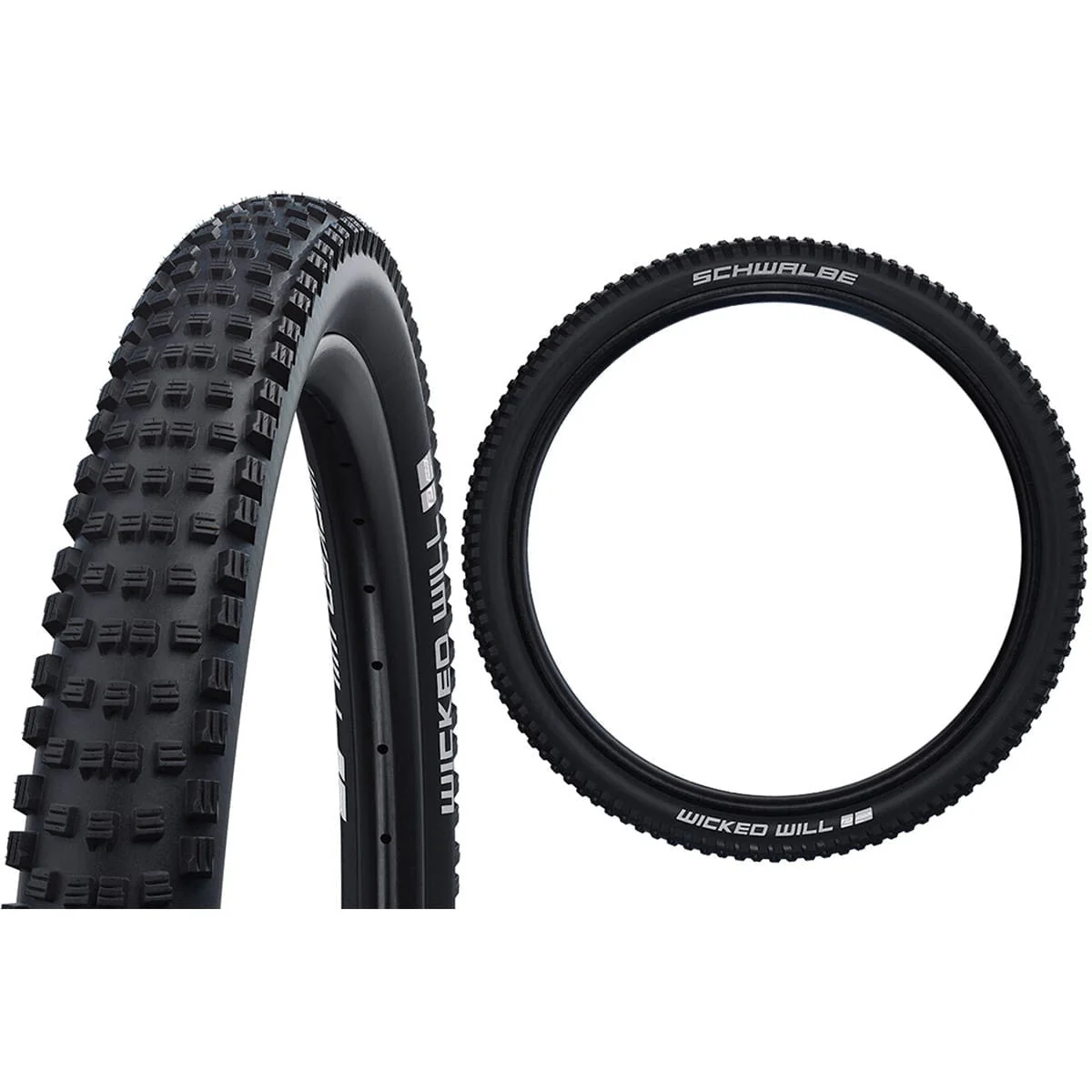 Pneu SCHWALBE WICKED WILL 27.5x2.40 ADDIX PERFORMANCE TubeType Souple Noir