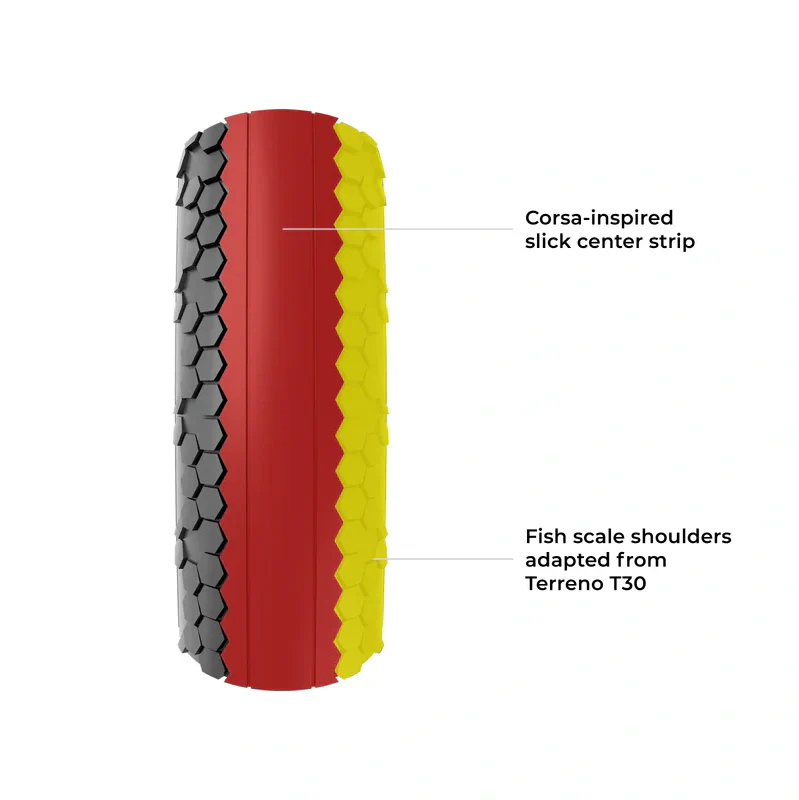 Pneu VITTORIA TERRENO T10 HARDPACK Gravel Sport 700c Tubetype Noir - Image 5