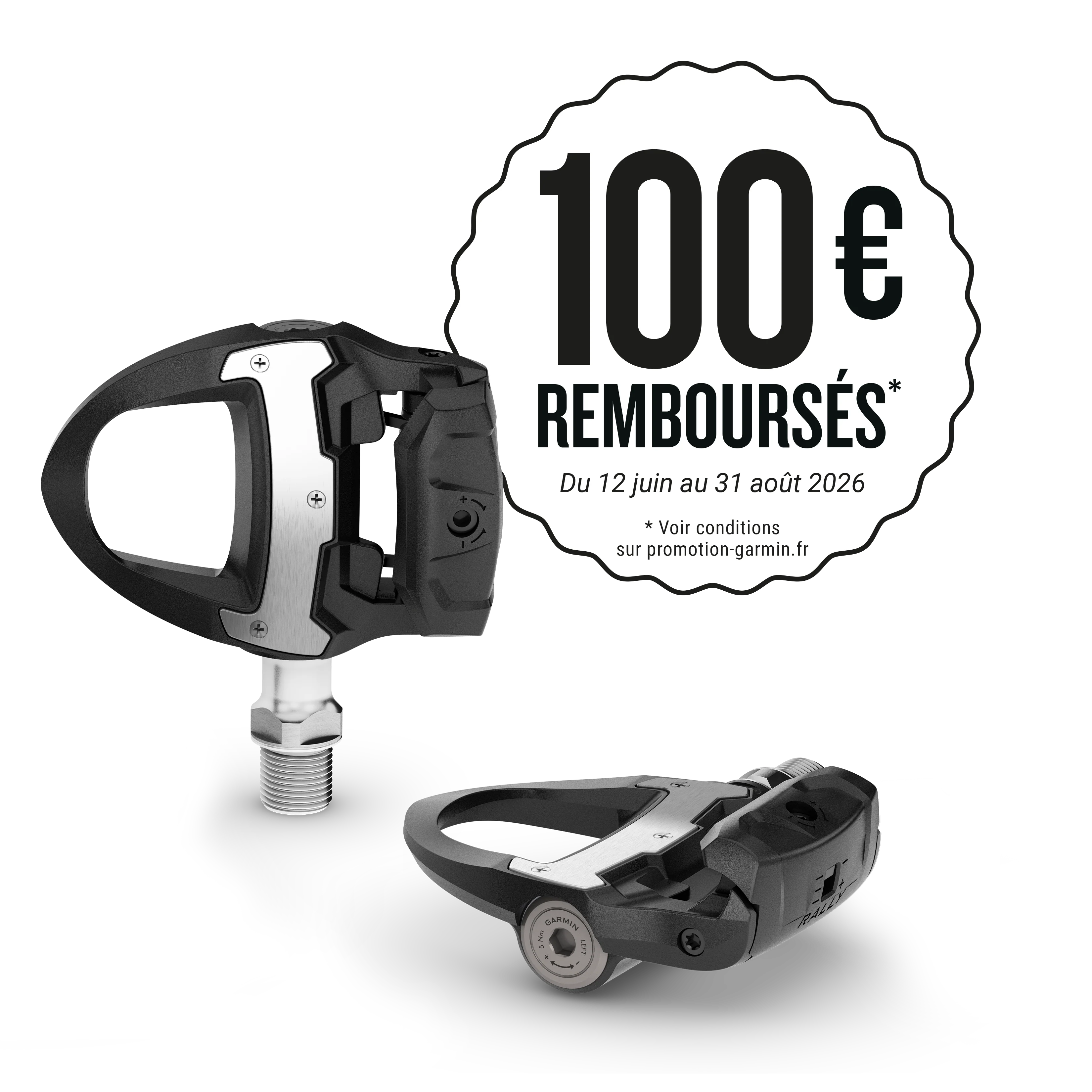 Pédales Capteur de Puissance GARMIN RALLY RS 110