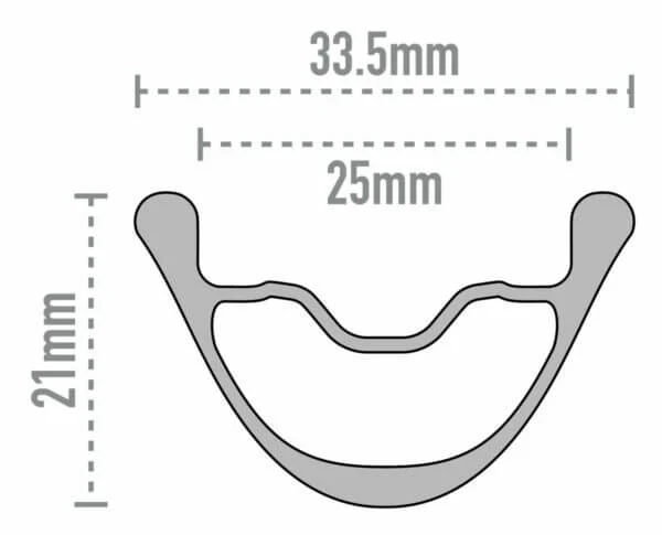 Roue Arrière ENVE AG25 Tubeless Ready (Center Lock) - Image 6