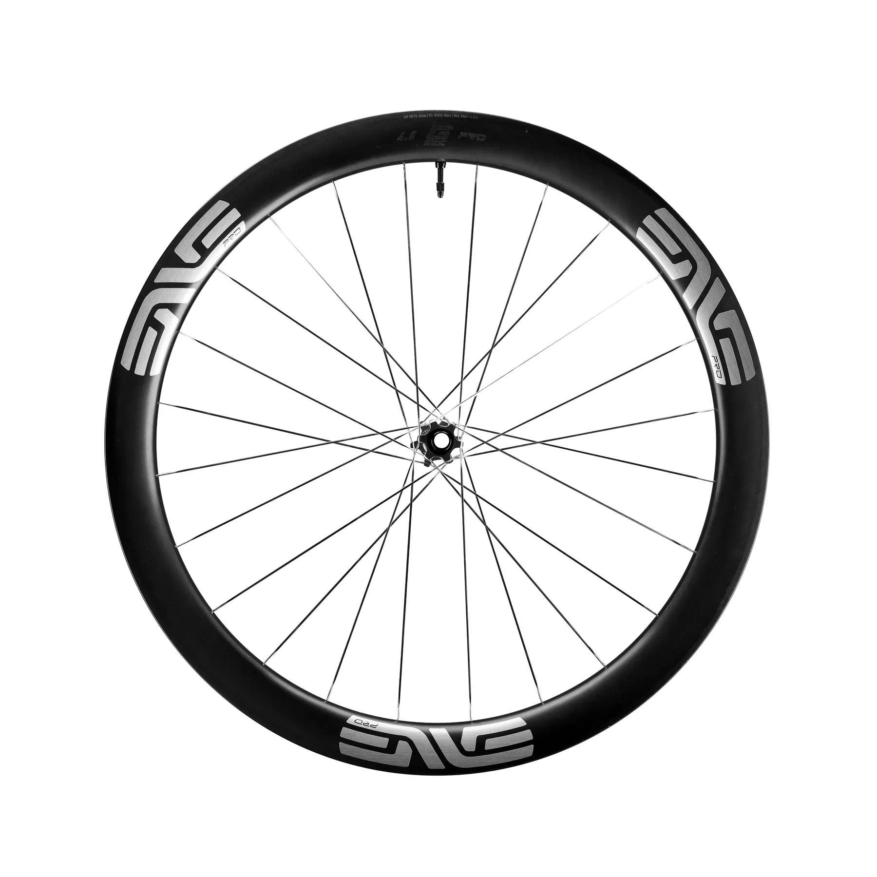 Roue Avant ENVE G SES 4.5 PRO Tubeless Ready (Center Lock) Noir/Chrome - Image 2