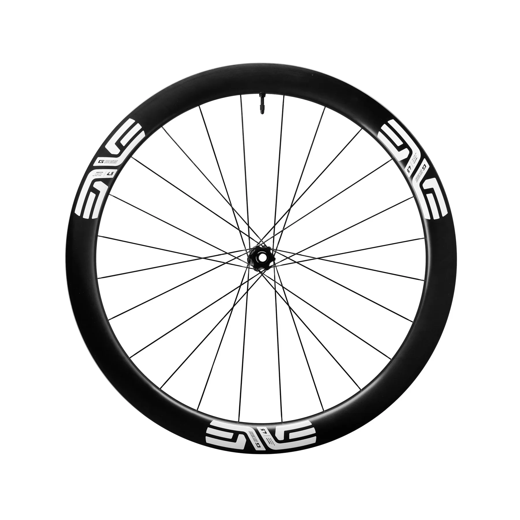 Roue Avant ENVE G SES 4.5 Tubeless Ready (Center Lock) Noir/Blanc - Image 2