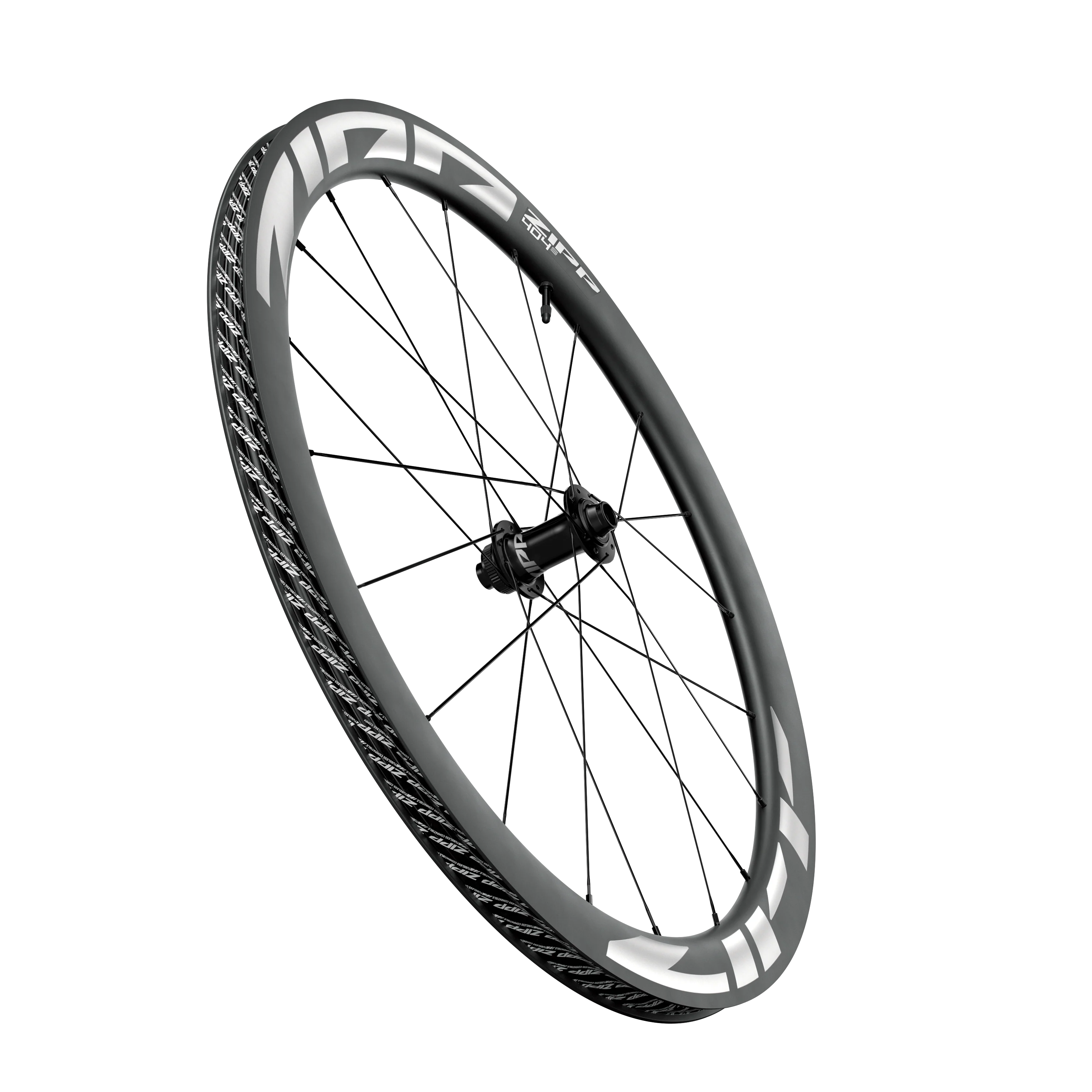 Paire de Roues ZIPP 404 S A1 Tubeless Ready (Center Lock) Noir/Blanc - Image 3