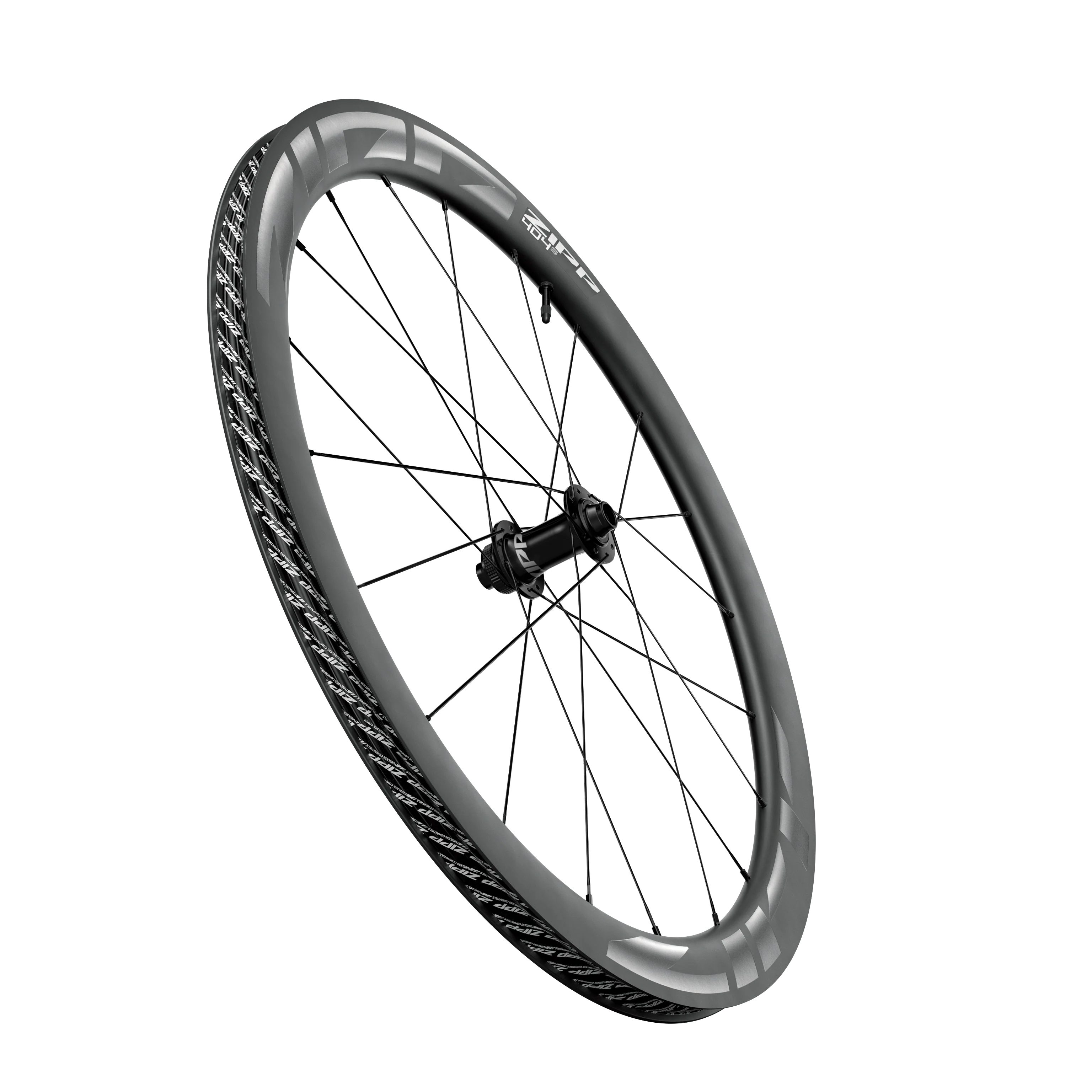 Paire de Roues ZIPP 404 S A1 Tubeless Ready (Center Lock) Noir/Gris - Image 3