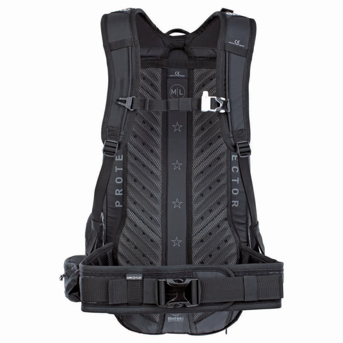Sac à Dos avec Dorsale EVOC TRAIL E-RIDE 20L Noir - Image 2
