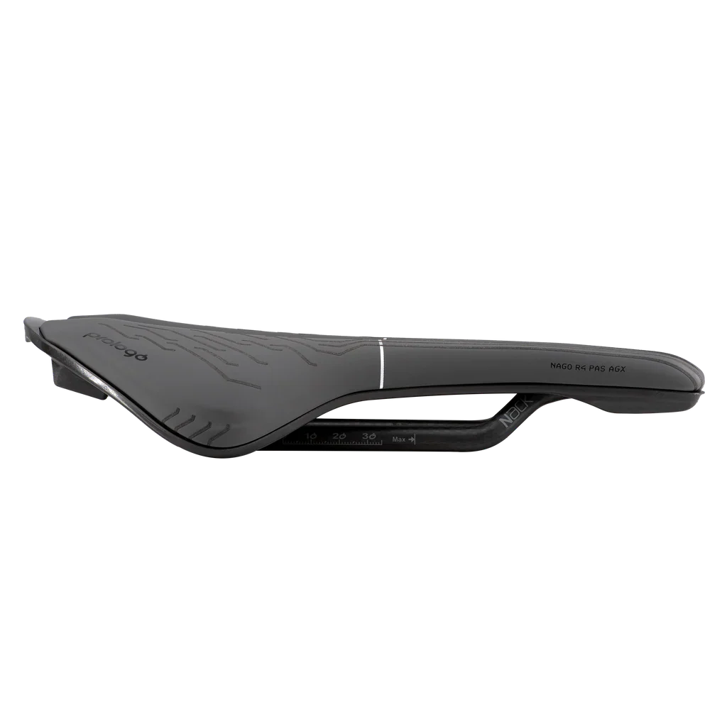 Selle PROLOGO NAGO R4 PAS AGX 137mm Rails Nack Noir - Image 2