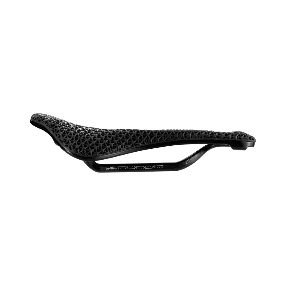 Selle SAN MARCO SHORTFIT 2.0 3D OPEN-FIT CARBON FX S3 Largeur 140mm Rails Carbone - Image 2