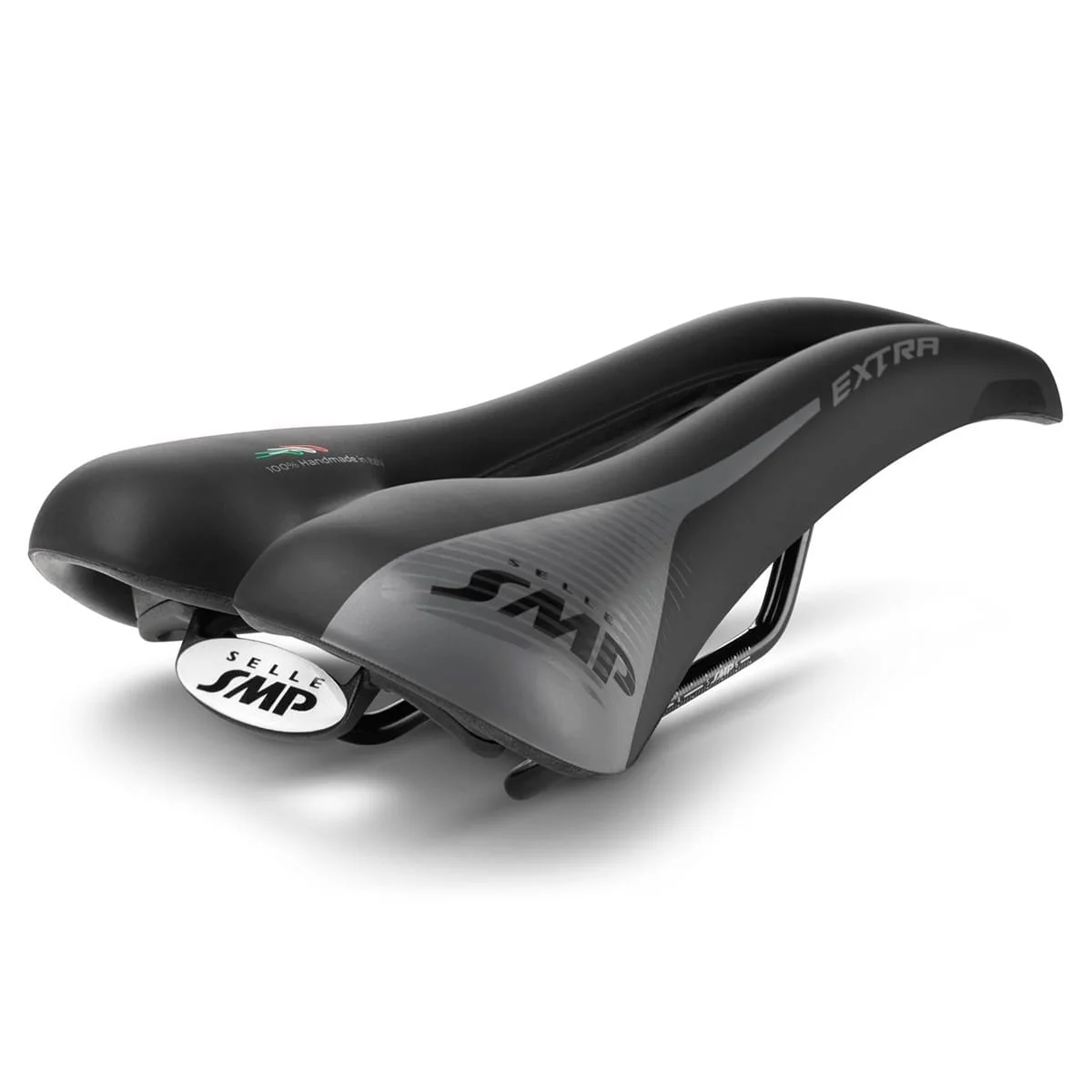 Selle SMP EXTRA Largeur 140mm Rails Acier Noir
