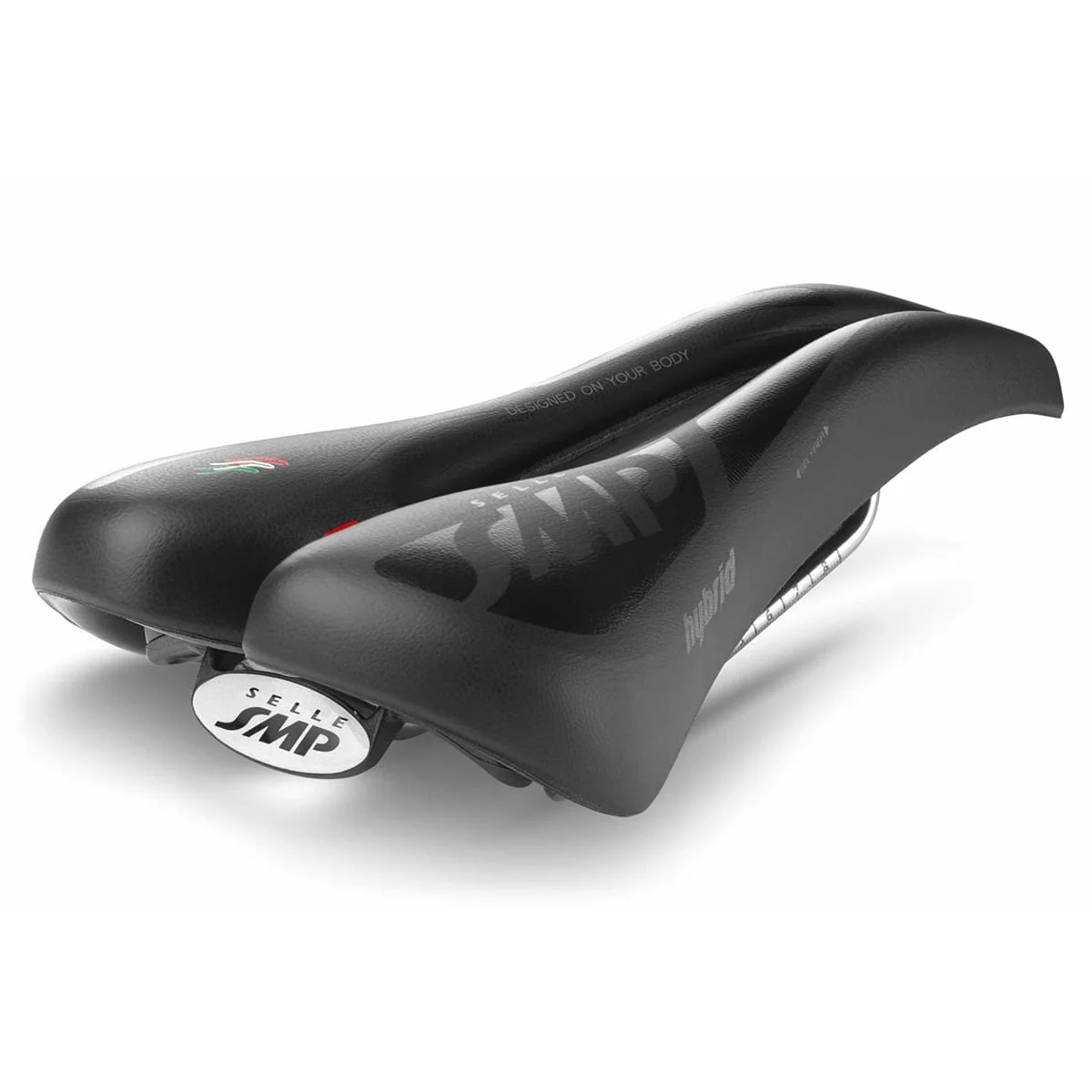 Selle SMP HYBRIDE GEL Largeur 140mm Rails Acier Noir - Image 2